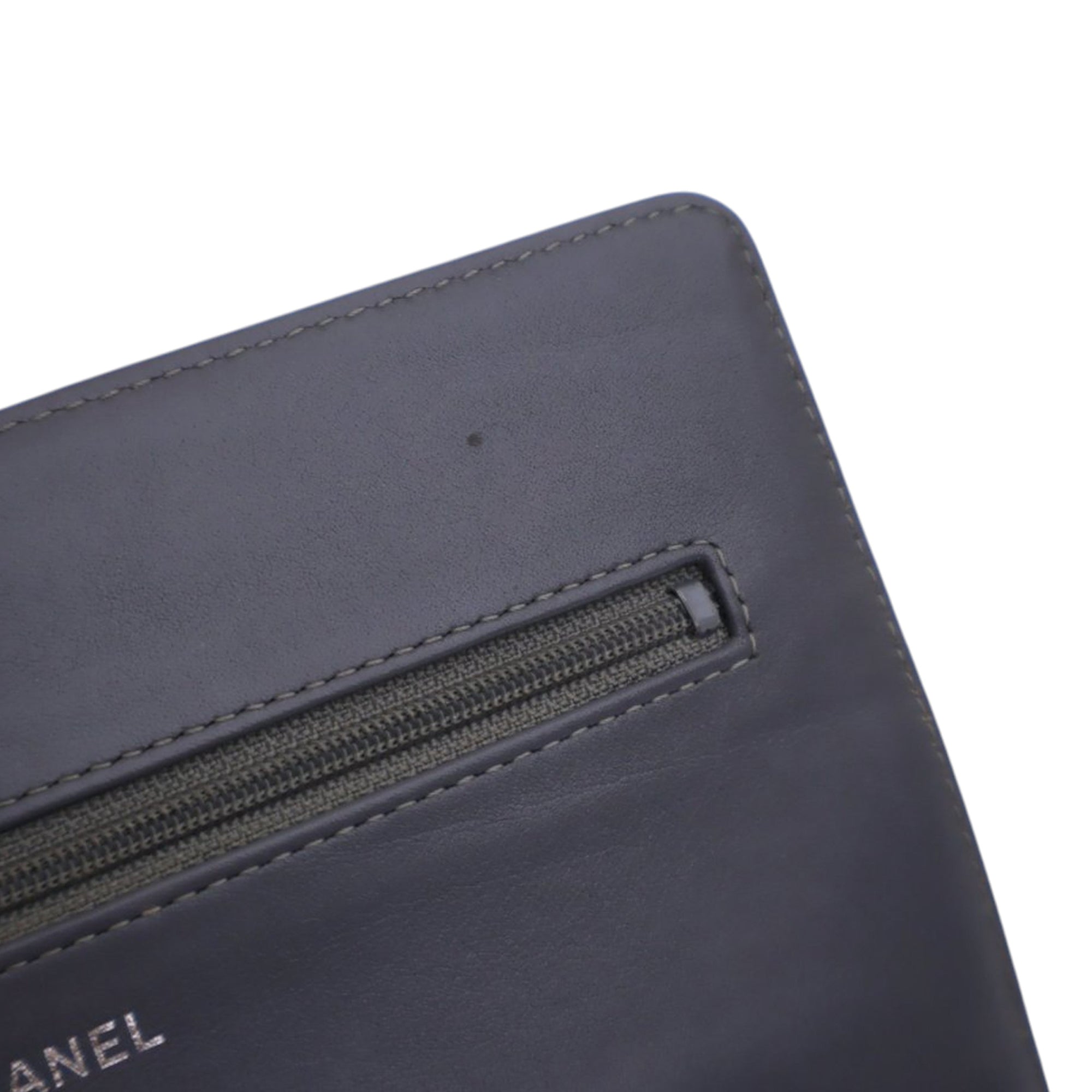Chanel CC Embossed Patent Camellia Wallet On Chain - image 7