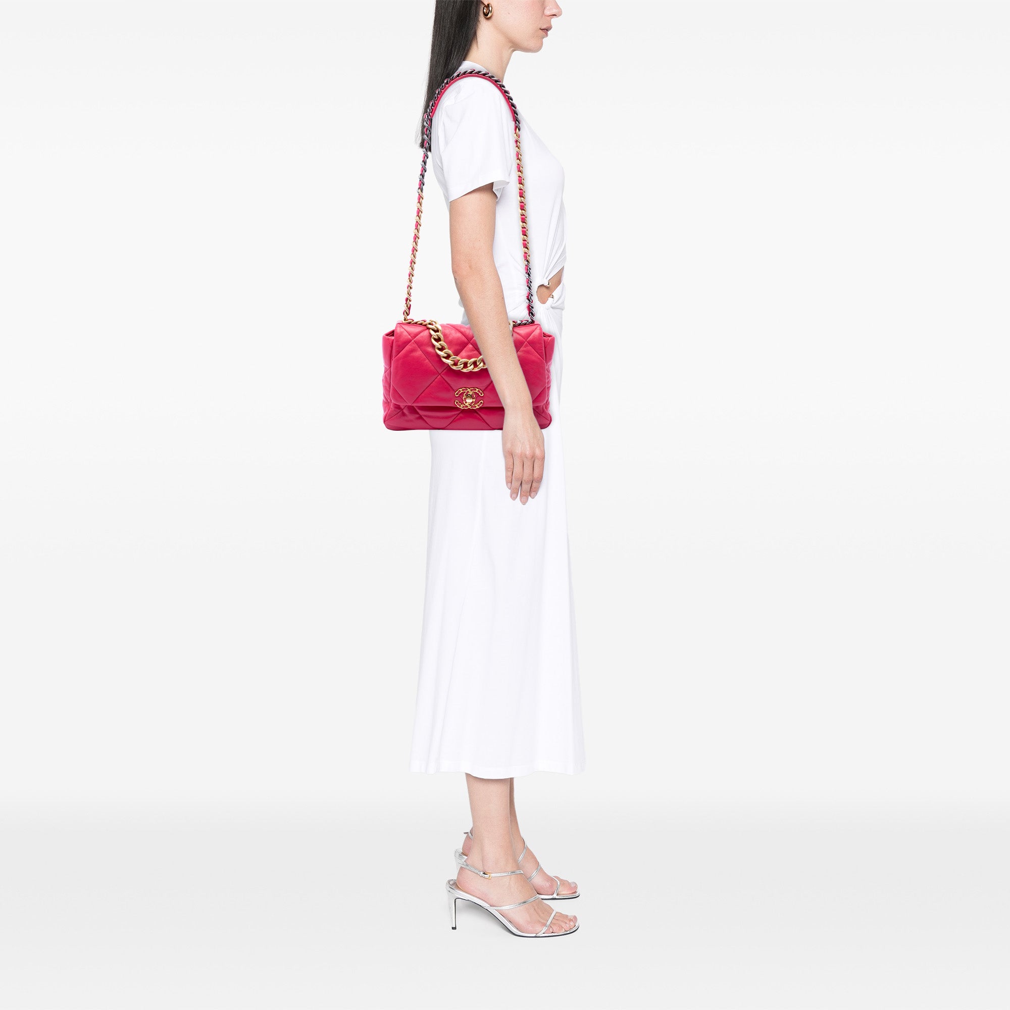 Chanel Large Lambskin 19 Flap - image 6