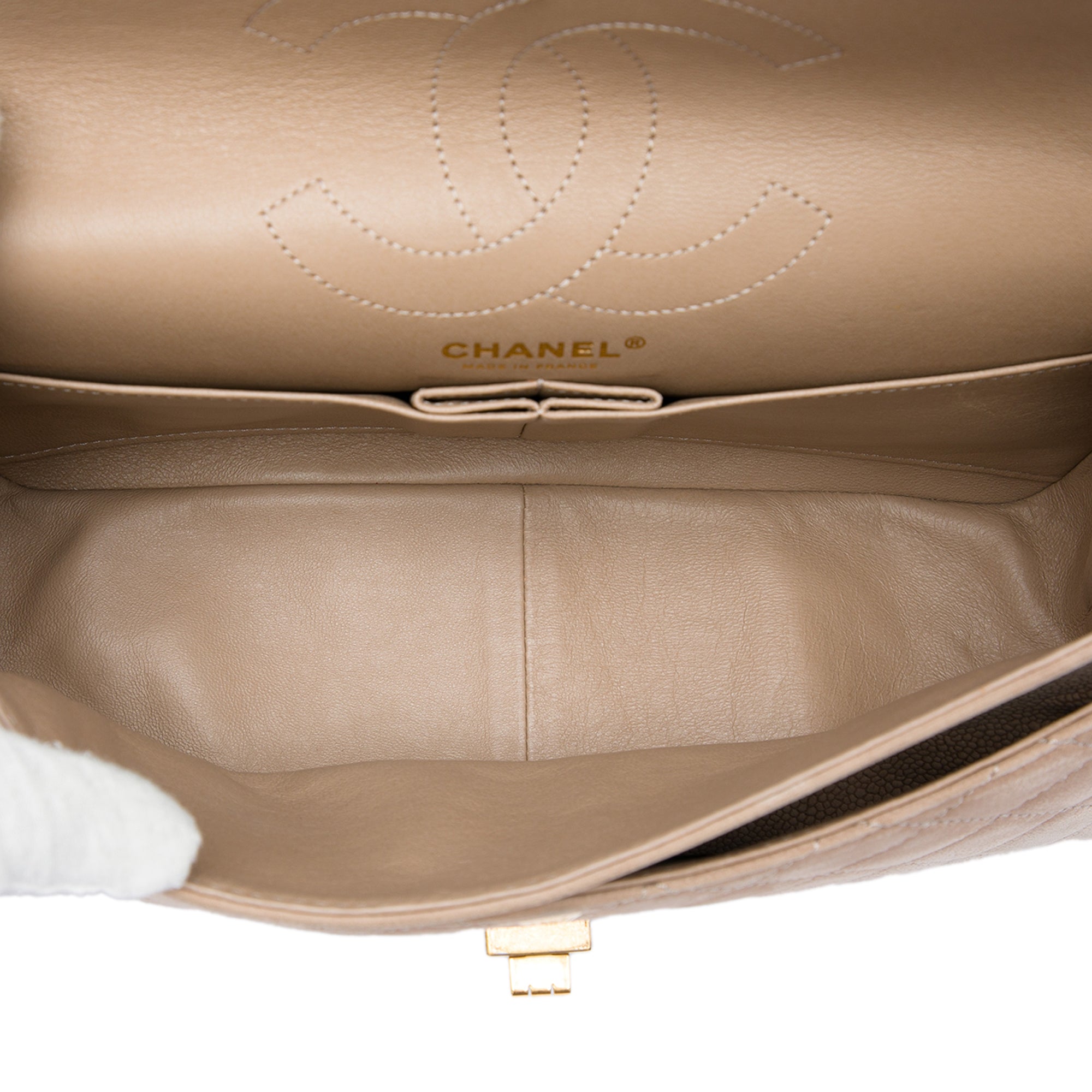 Chanel Quilted Caviar Reissue 2.55 Double Flap 226 - image 4