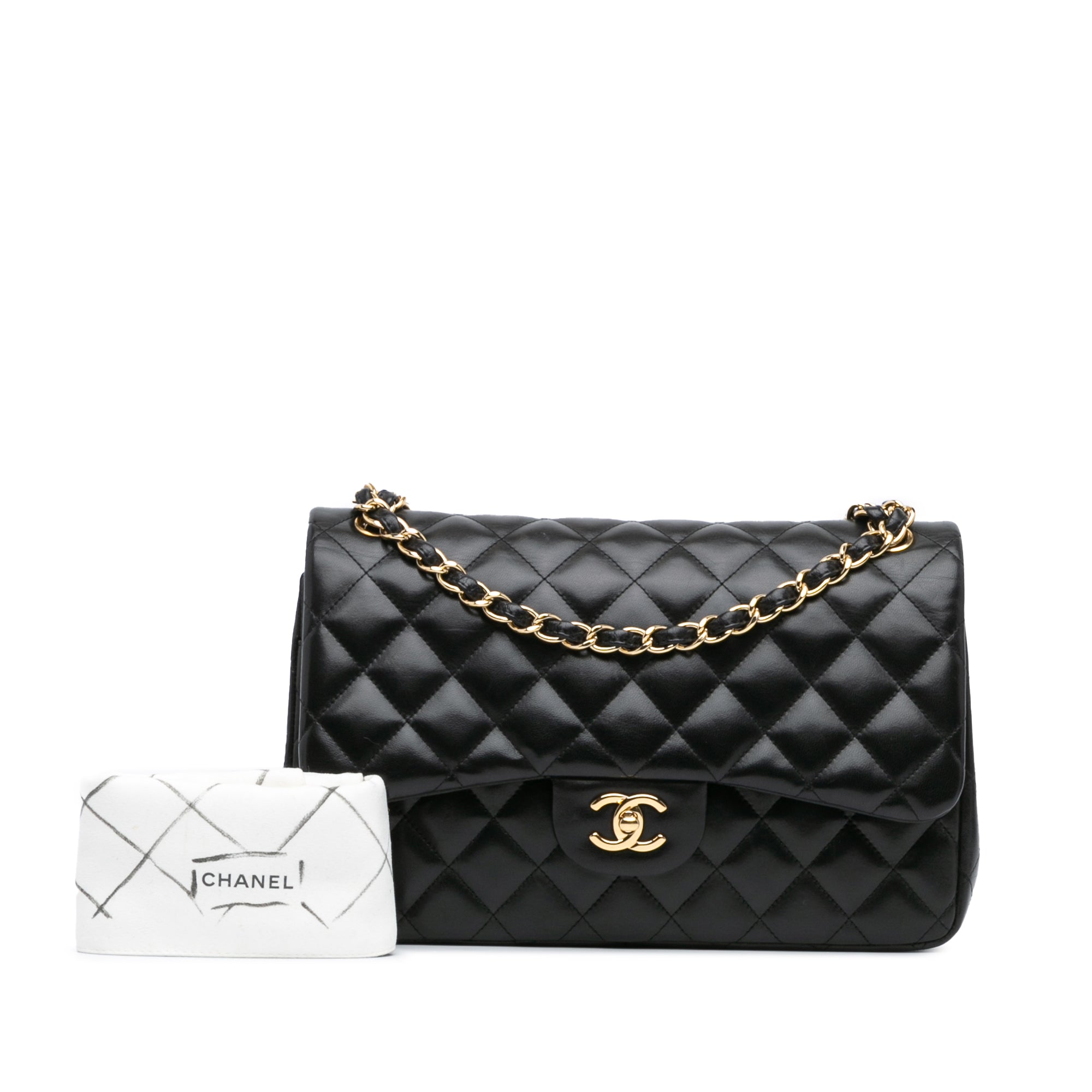 Chanel Jumbo Classic Lambskin Double Flap - image 10
