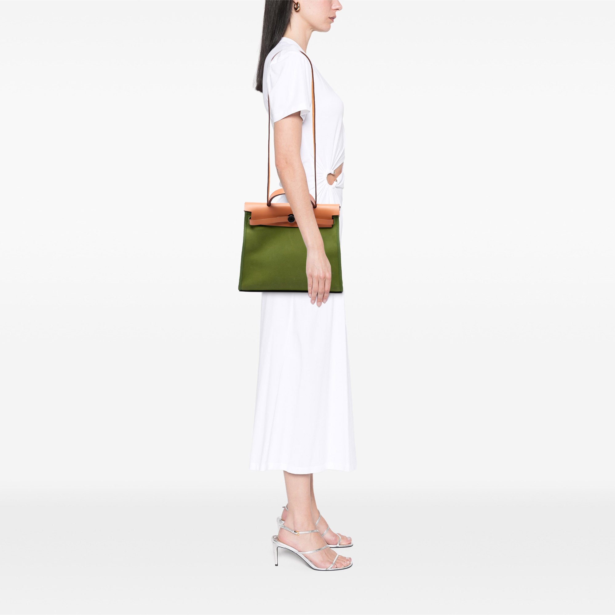 Hermès Toile Herbag Zip 31 - image 6