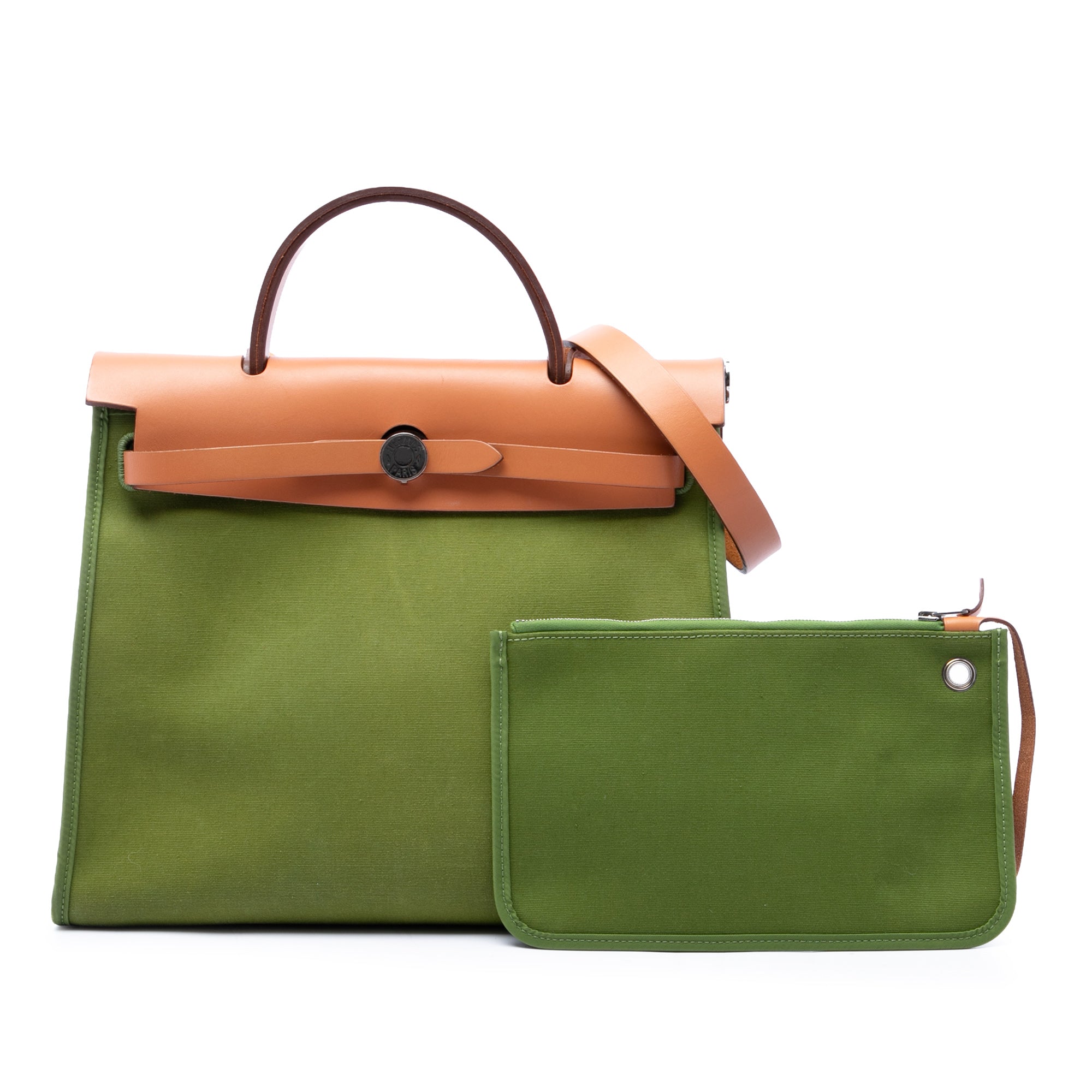 Hermès Toile Herbag Zip 31 - image 7