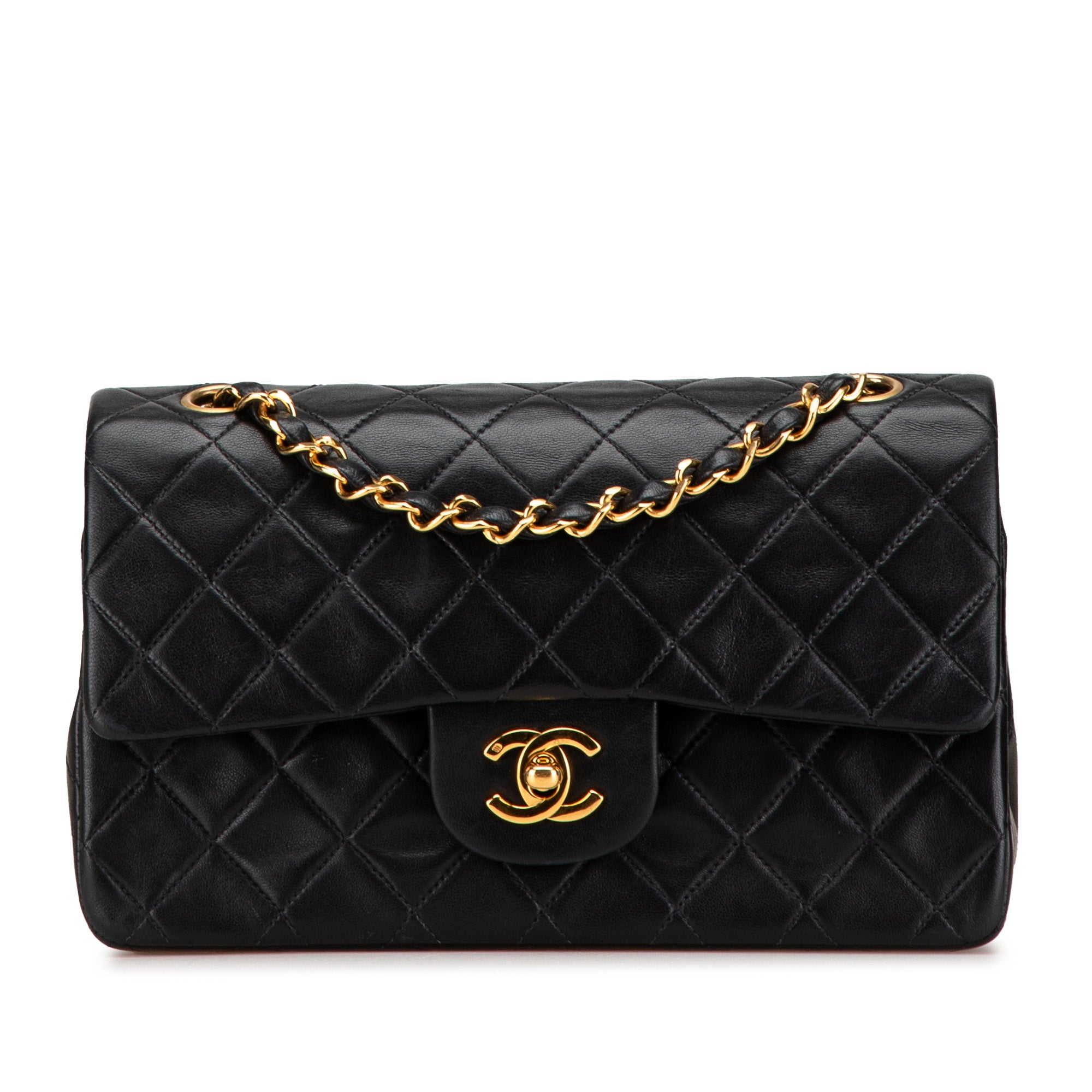 Chanel Small Classic Lambskin Double Flap - image 1