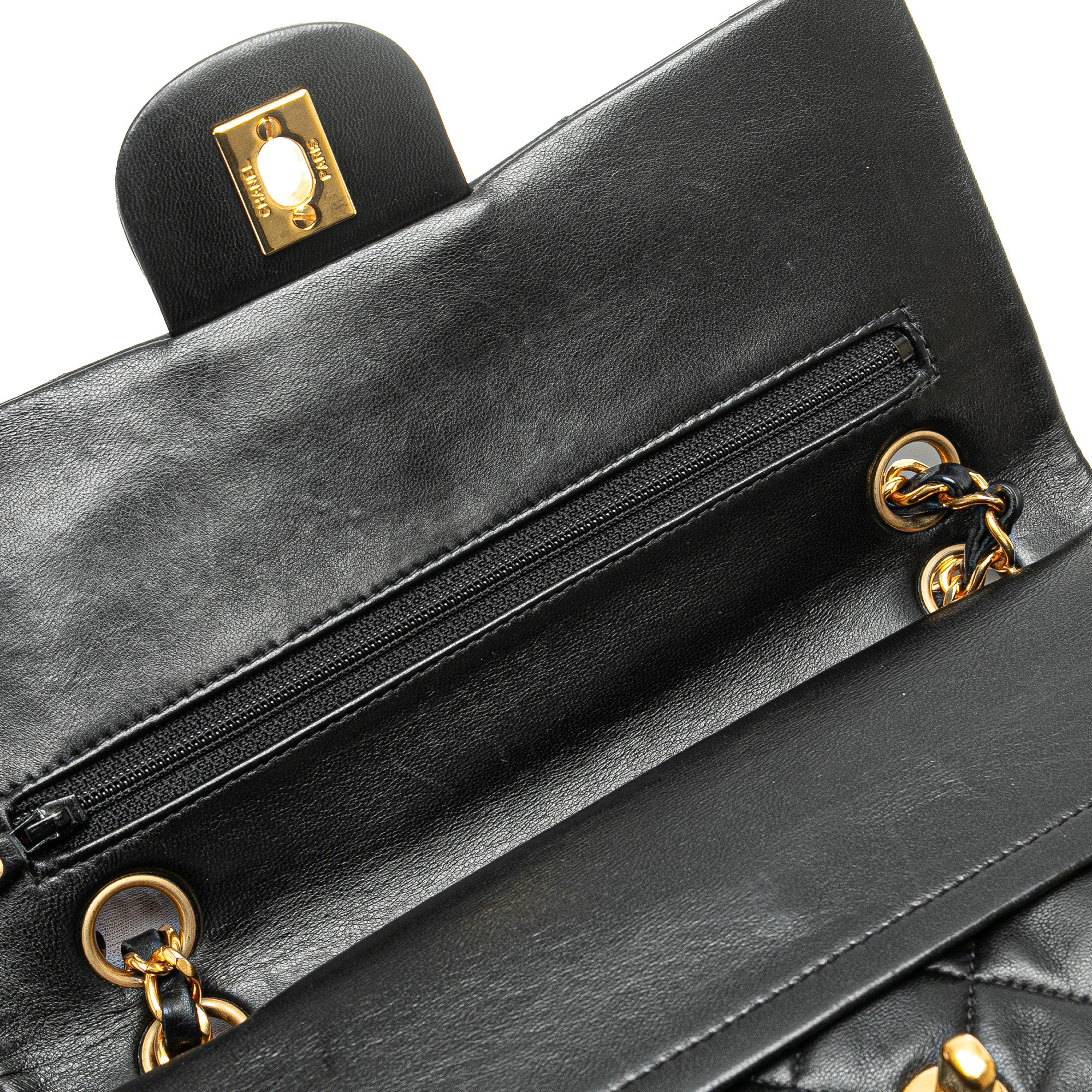 Chanel Small Classic Lambskin Double Flap - image 9