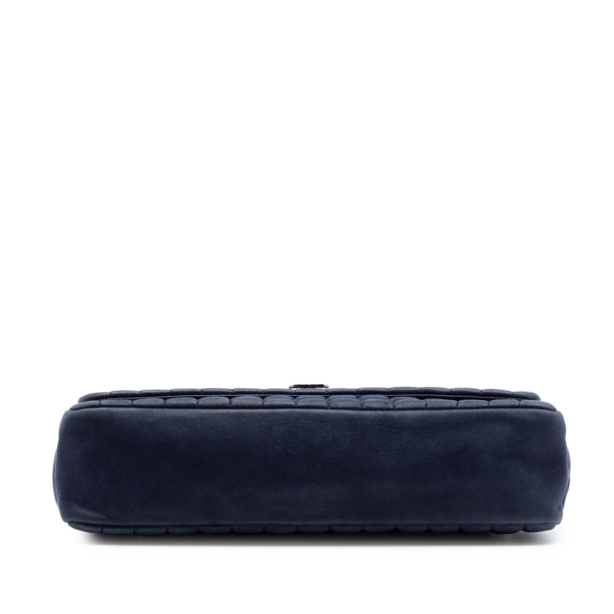 Chanel Chocolate Bar Iridescent Calfskin Bubble Flap - image 3