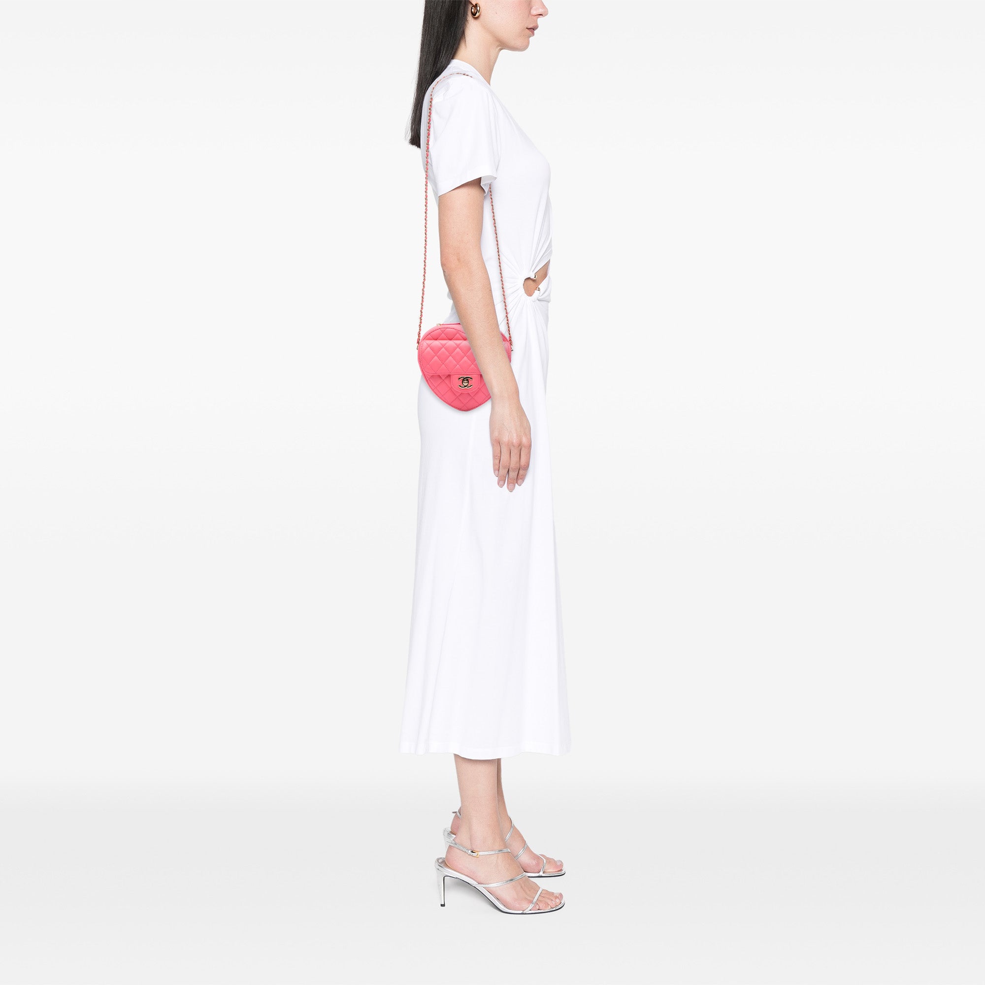 Chanel Lambskin CC in Love Heart Crossbody - image 12