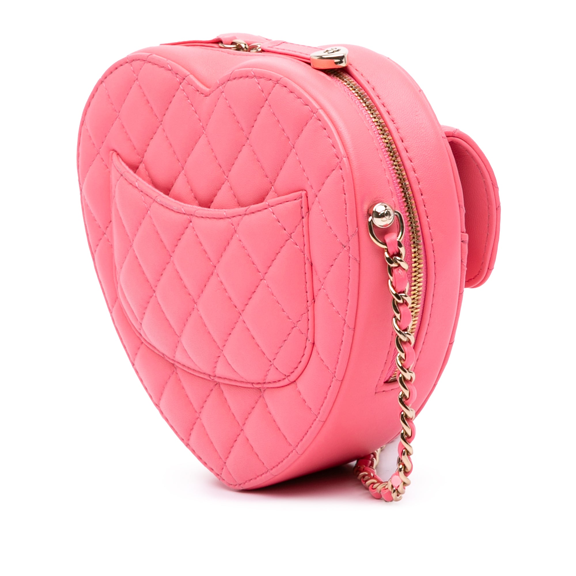Chanel Lambskin CC in Love Heart Crossbody - image 2