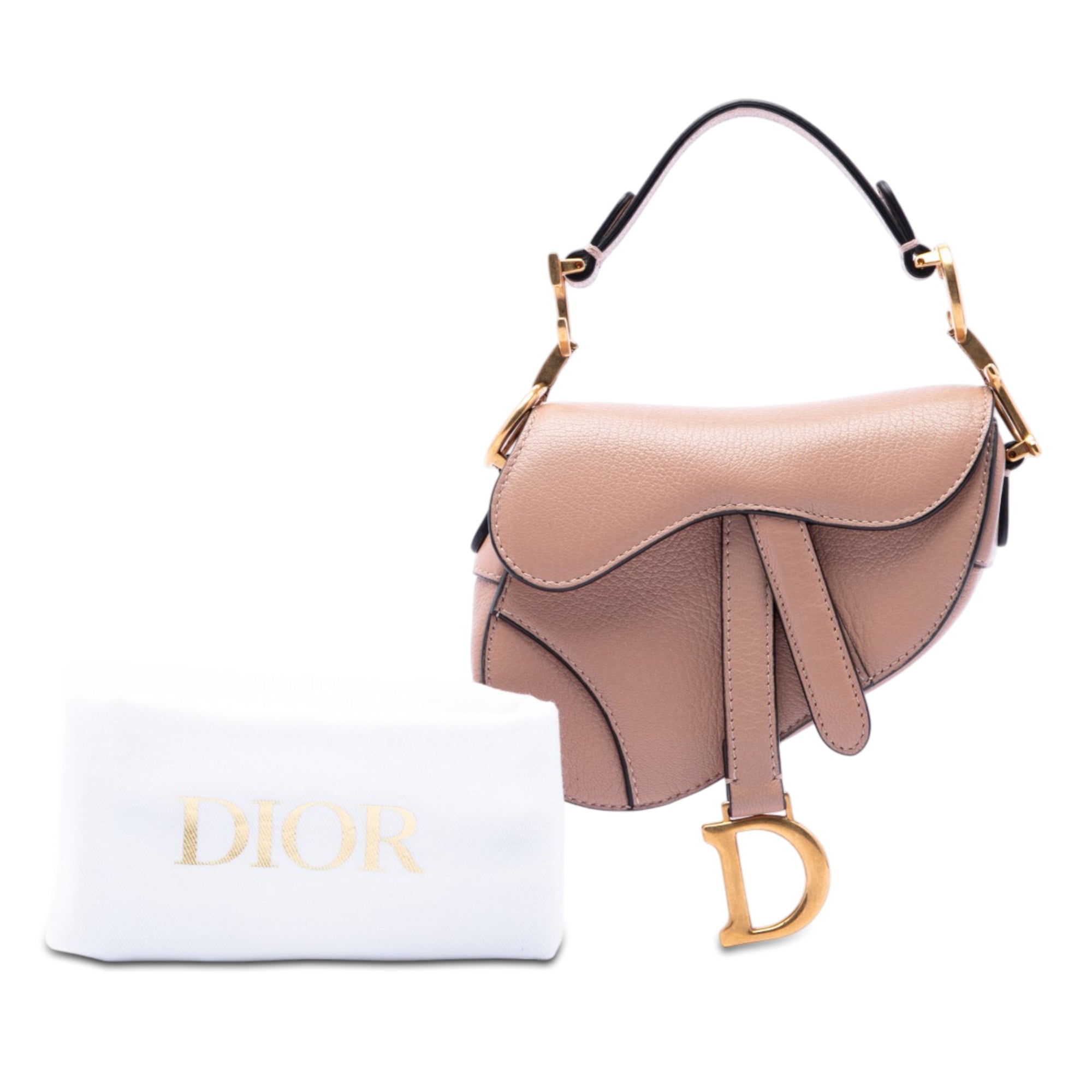 Dior Micro Goatskin Saddle Bag - image 7
