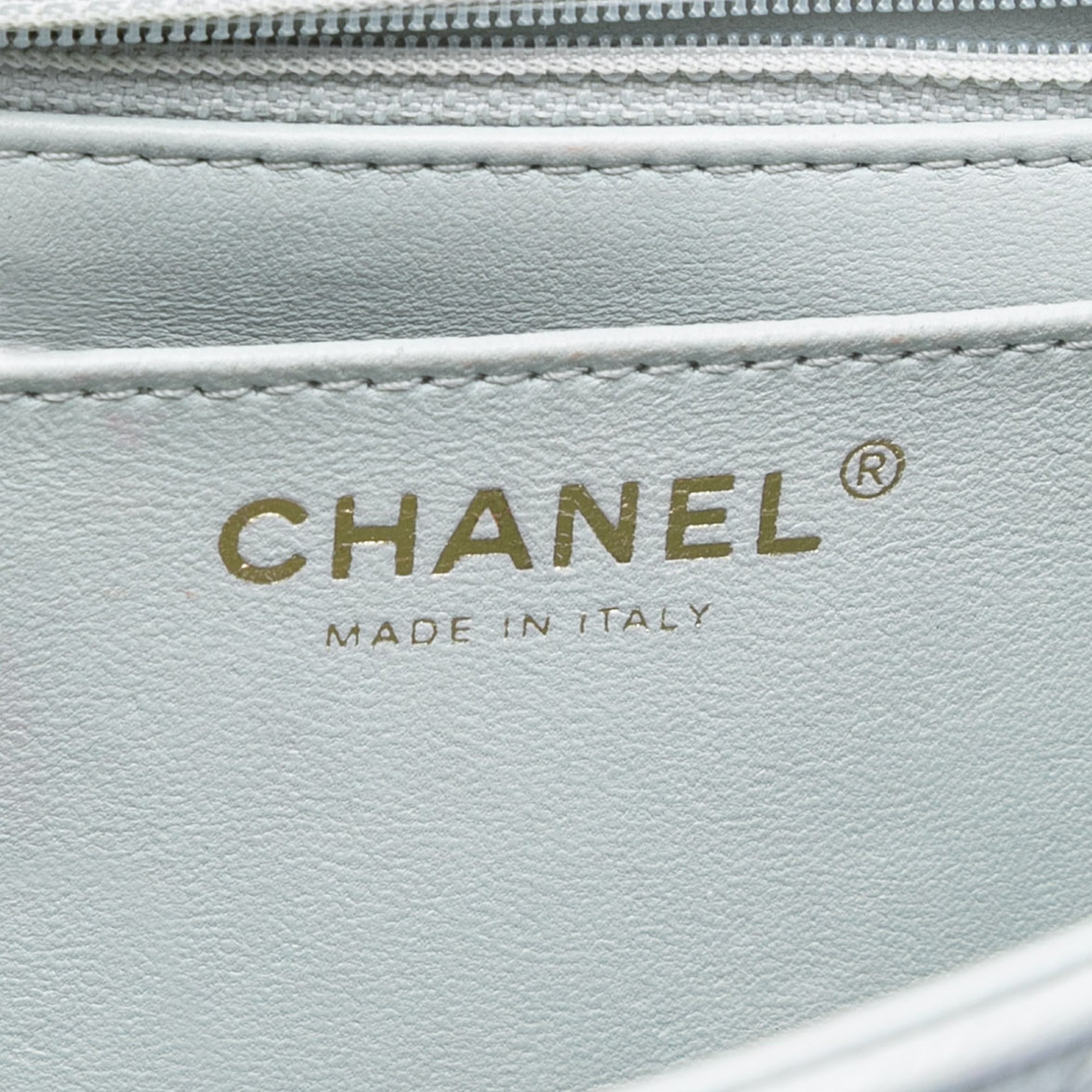 Chanel Mini Square Grained Calfskin Chain Flap - image 5