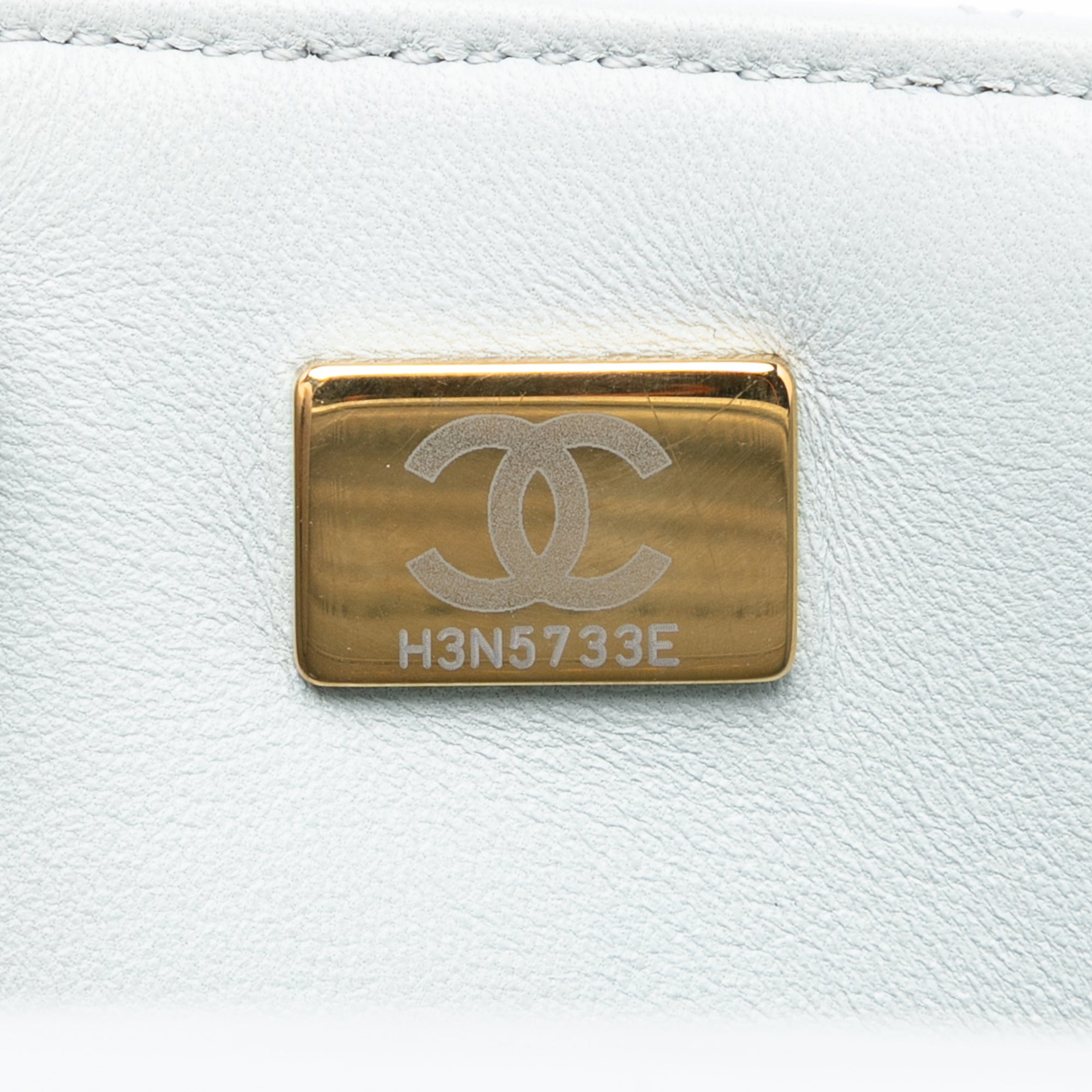 Chanel Mini Square Grained Calfskin Chain Flap - image 6