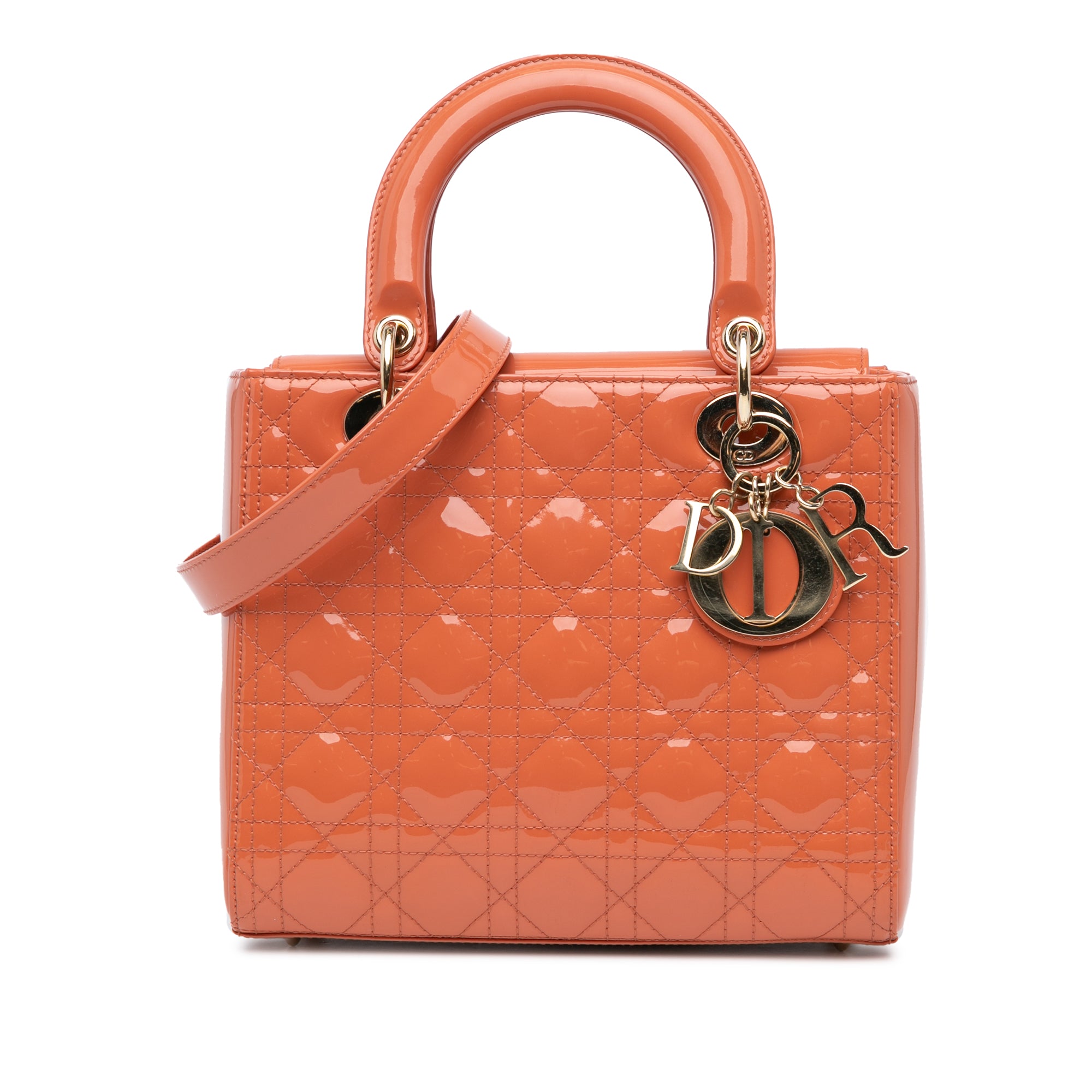 Dior Medium Patent Cannage Lady Dior - image 1