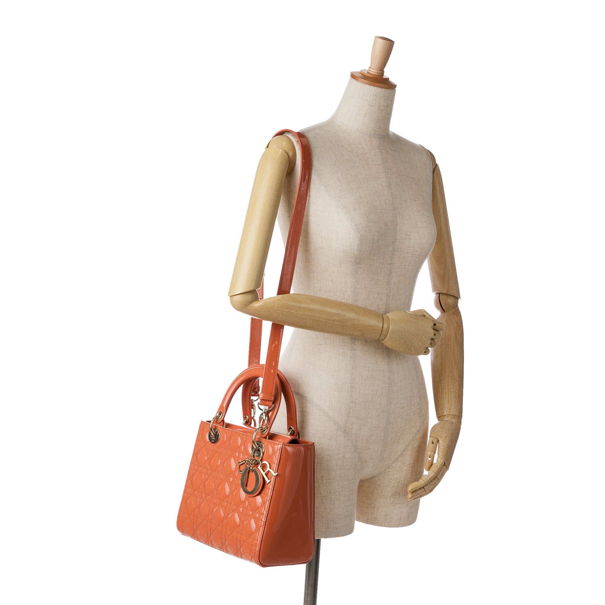 Dior Medium Patent Cannage Lady Dior - image 9