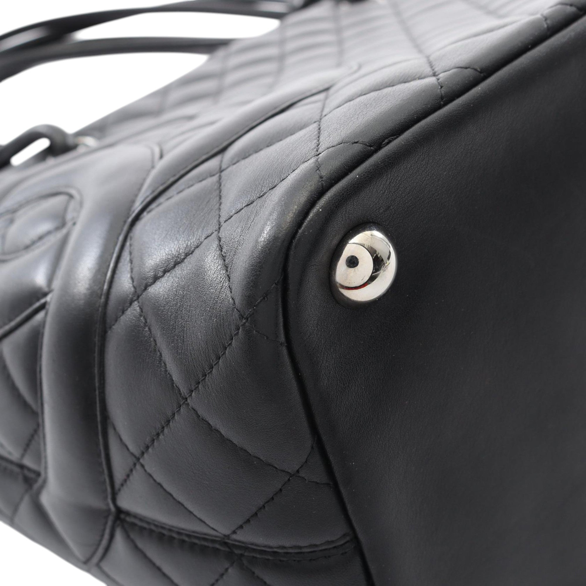 Chanel Large Lambskin Cambon Ligne Tote - image 11