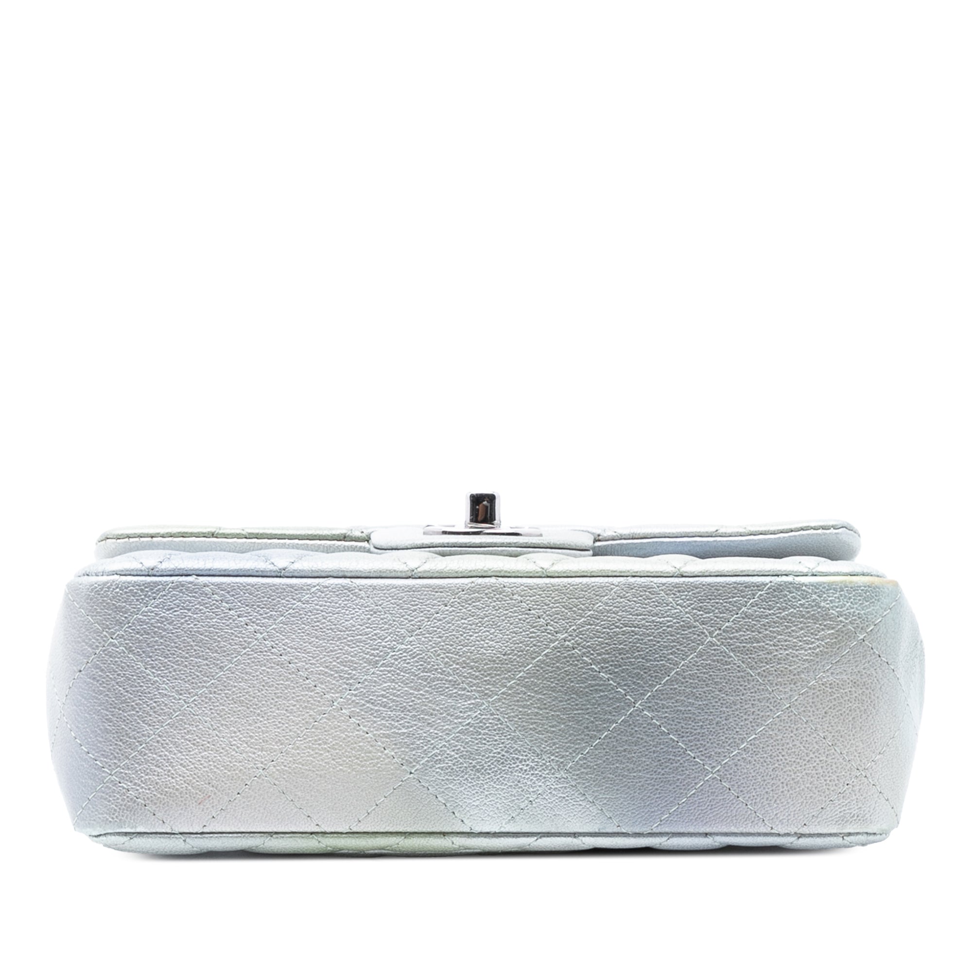 Chanel Mini Rectangular Classic Iridescent Goatskin Ombre Single Flap - image 3