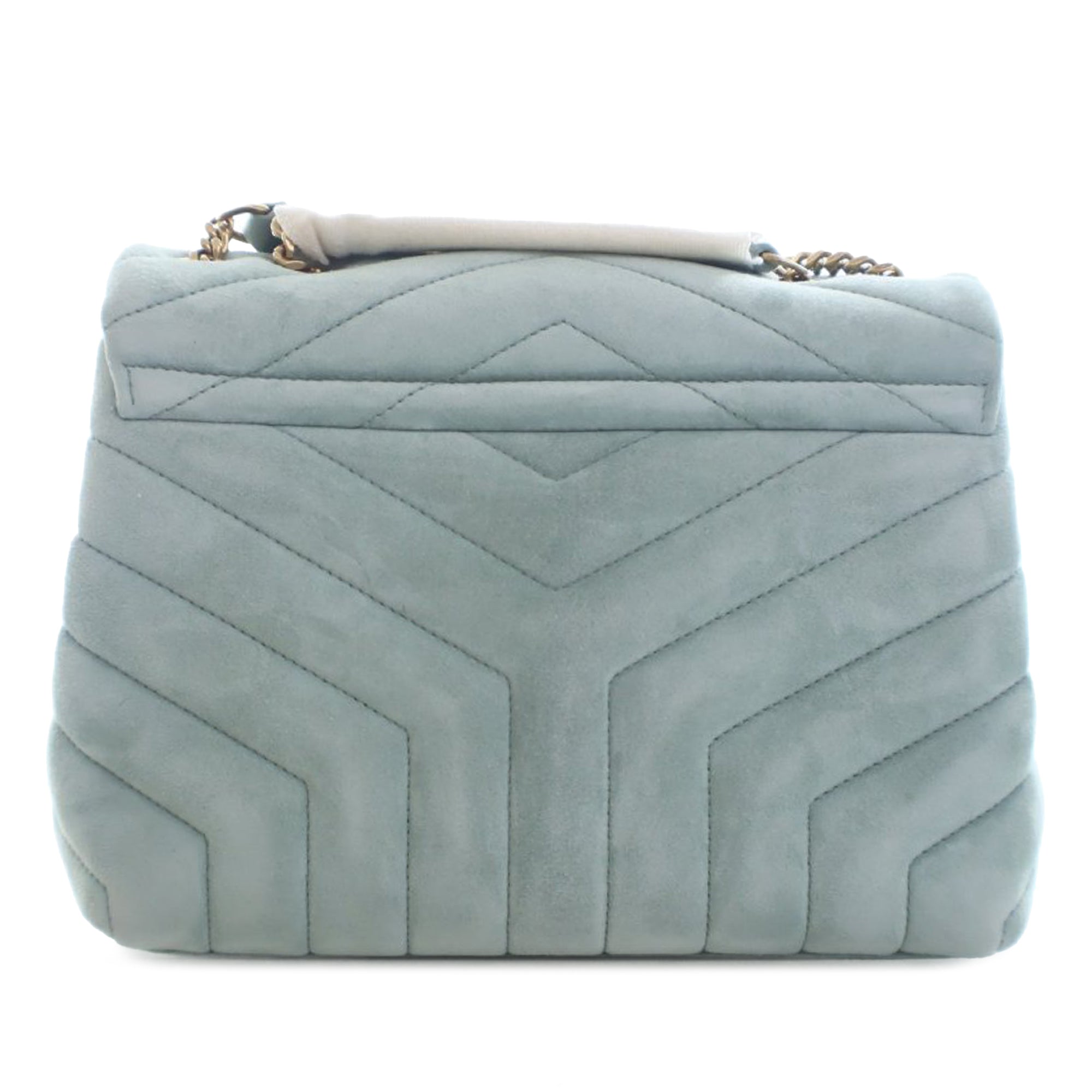 Saint Laurent Small Matelasse Suede Monogram LouLou Shoulder Bag - image 2