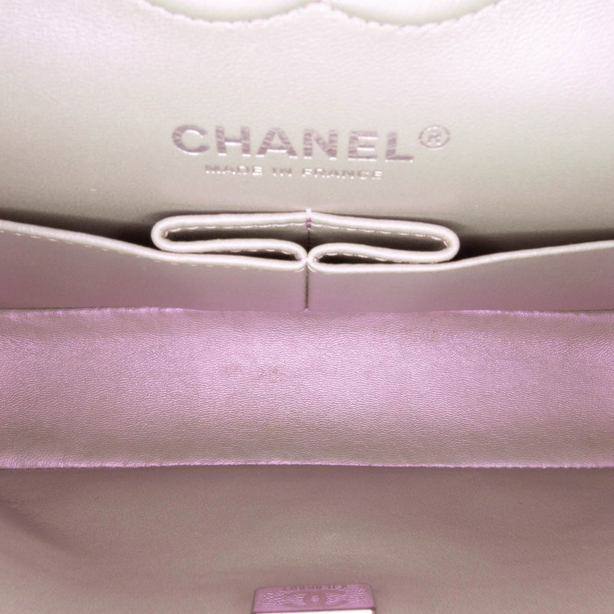 Chanel Small Classic Iridescent Lambskin Double Flap - image 4