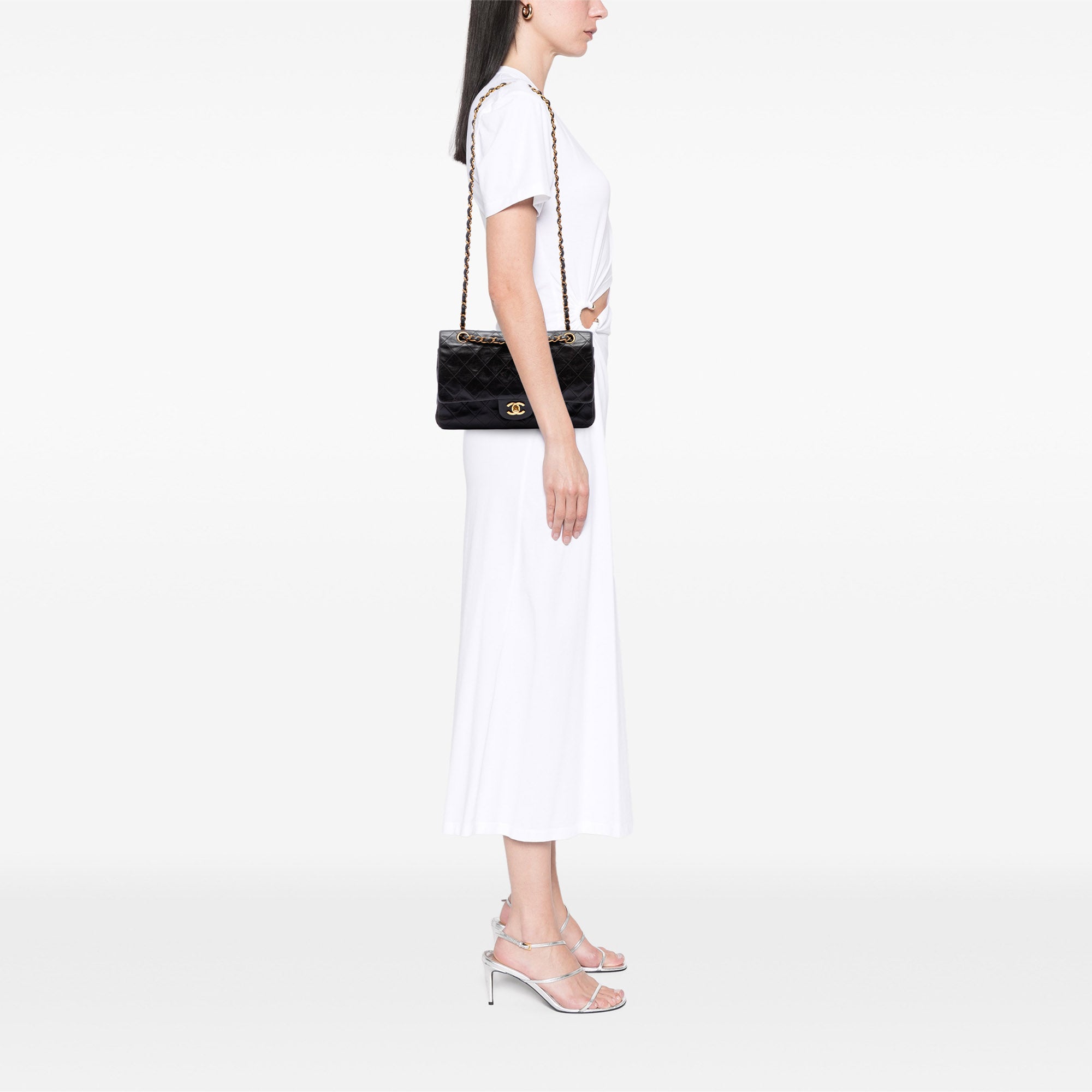 Chanel Medium Classic Lambskin Double Flap - image 6