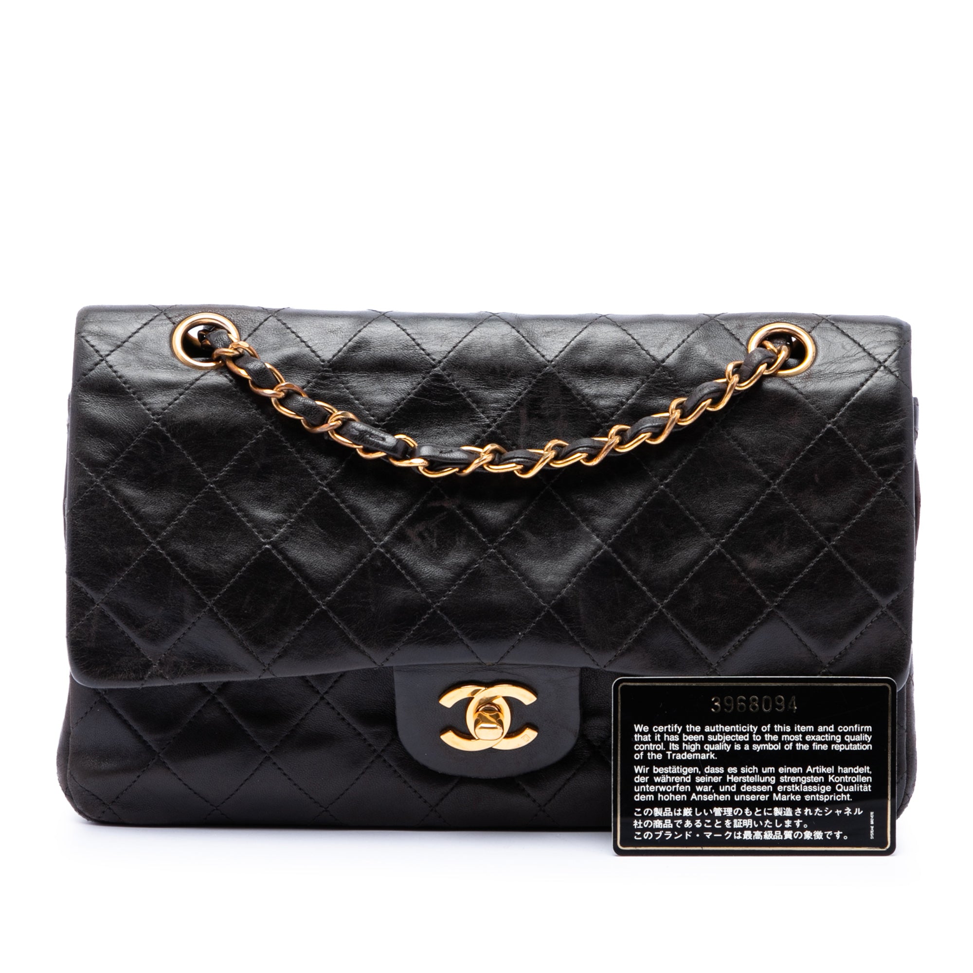 Chanel Medium Classic Lambskin Double Flap - image 7