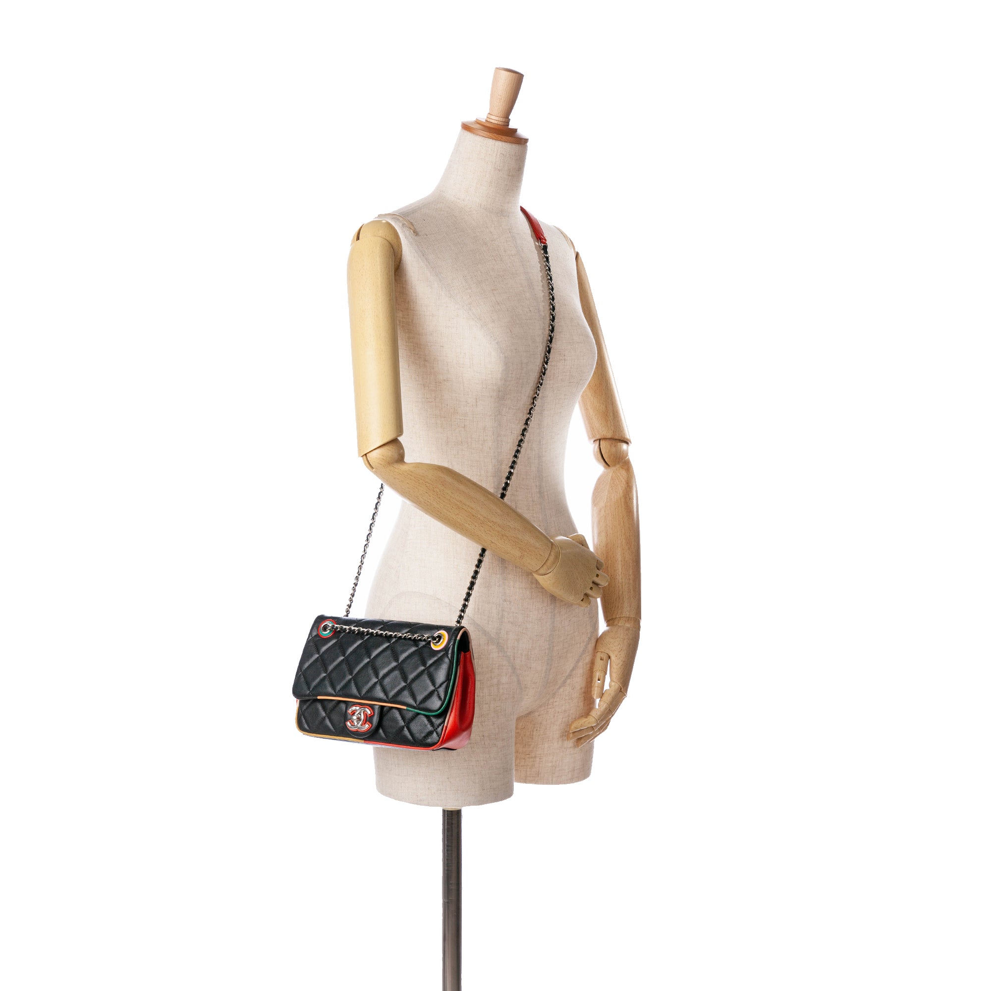 Chanel Small Quilted Lambskin Acrylic Cuba Color Flap - image 10