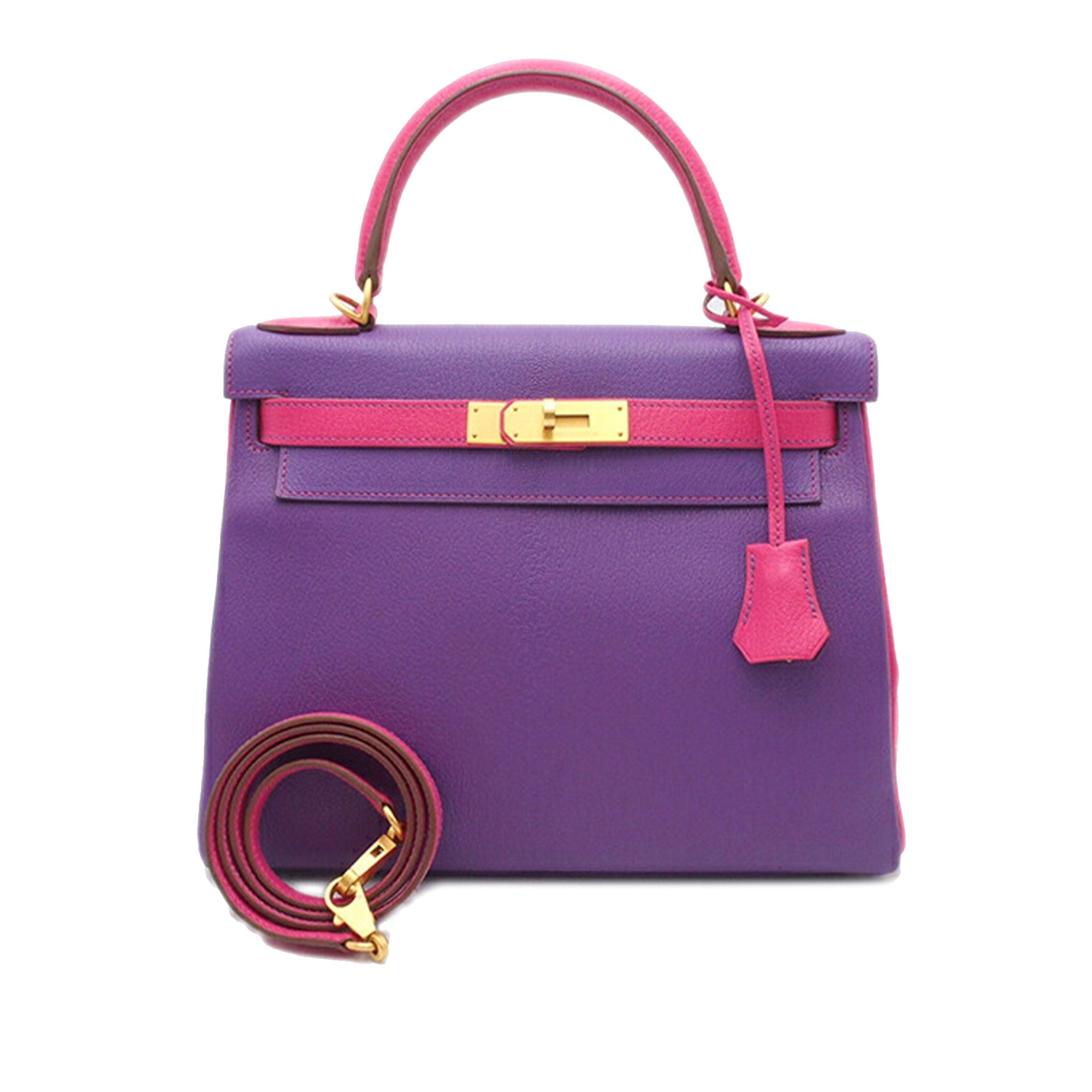 Hermès Special Order Bicolor Chevre Kelly II Retourne 28 - image 1