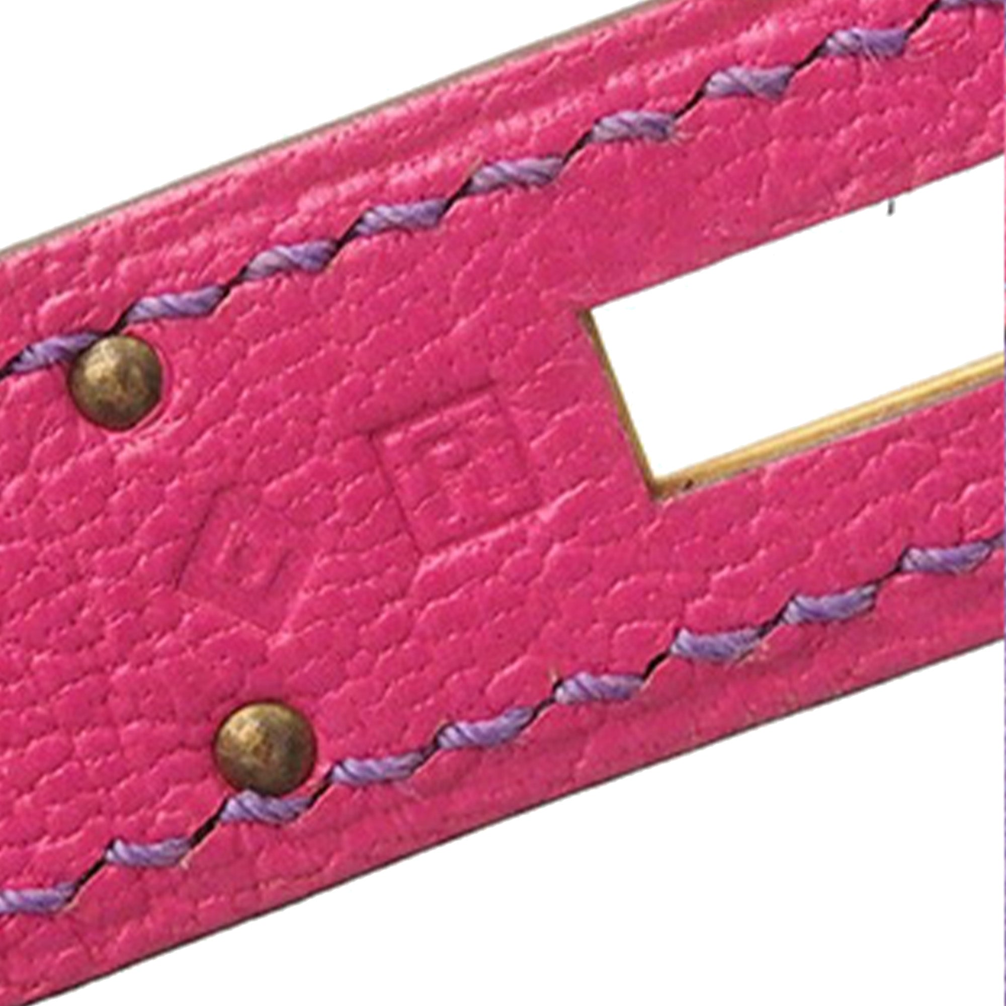 Hermès Special Order Bicolor Chevre Kelly II Retourne 28 - image 17