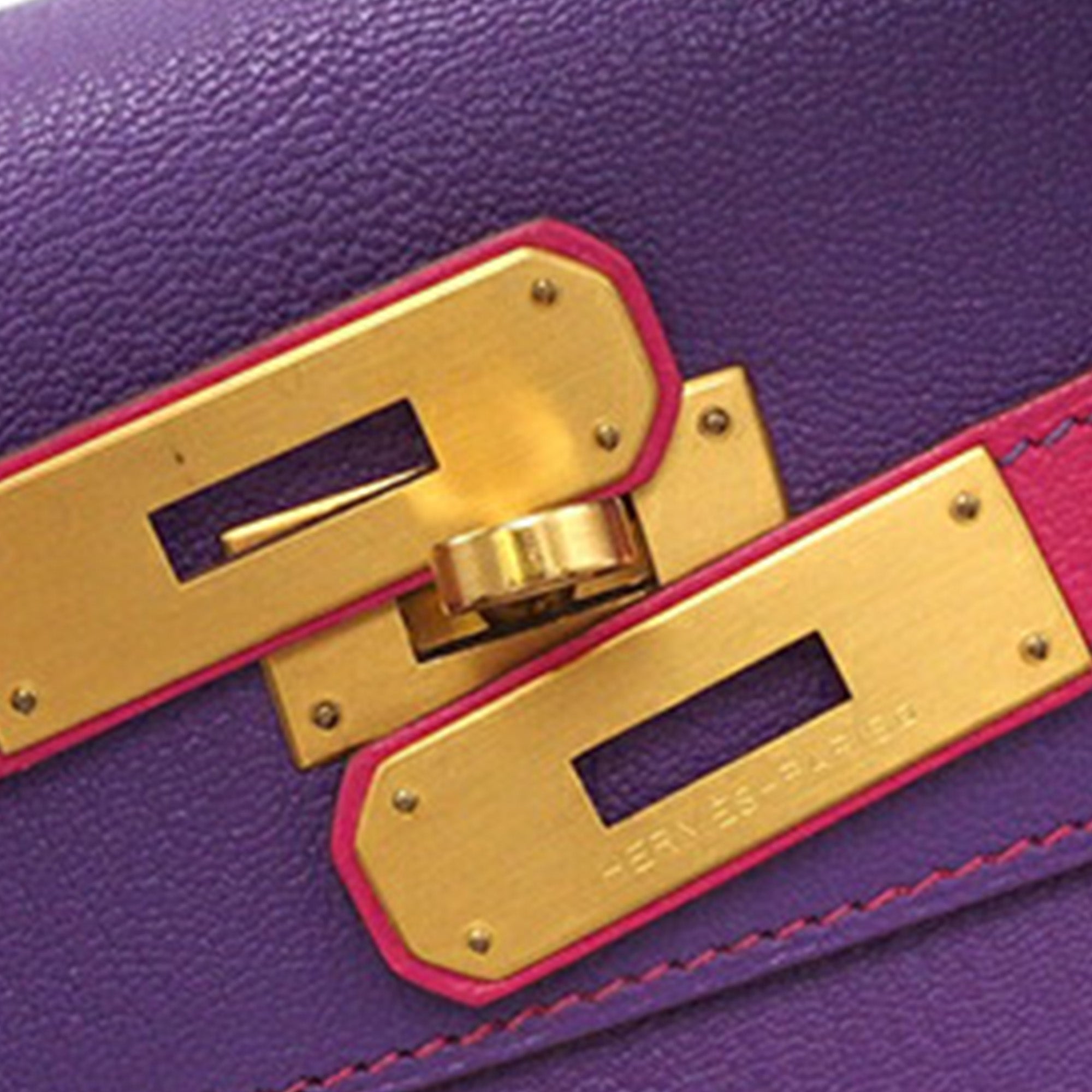 Hermès Special Order Bicolor Chevre Kelly II Retourne 28 - image 5