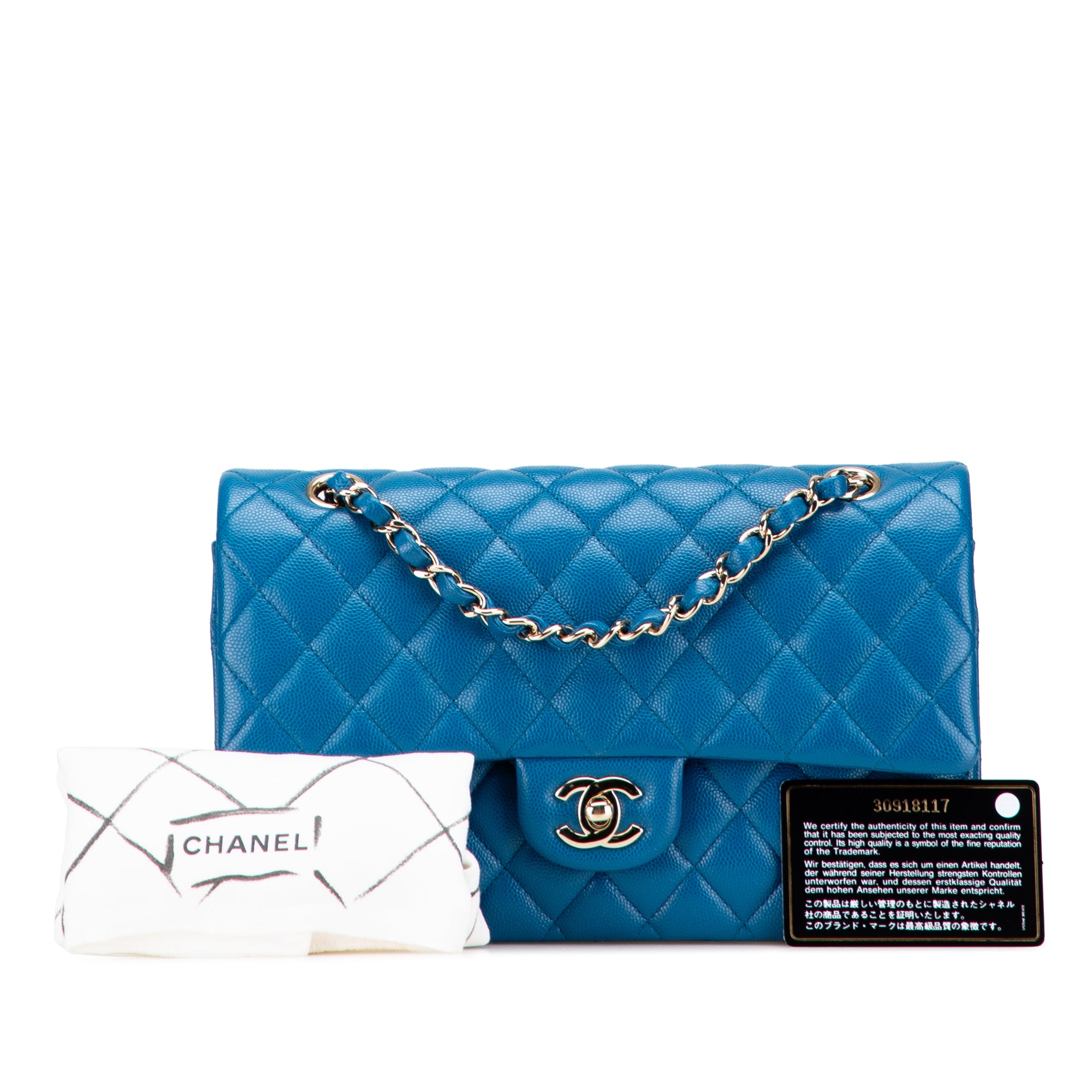 Chanel Medium Classic Caviar Double Flap - image 10