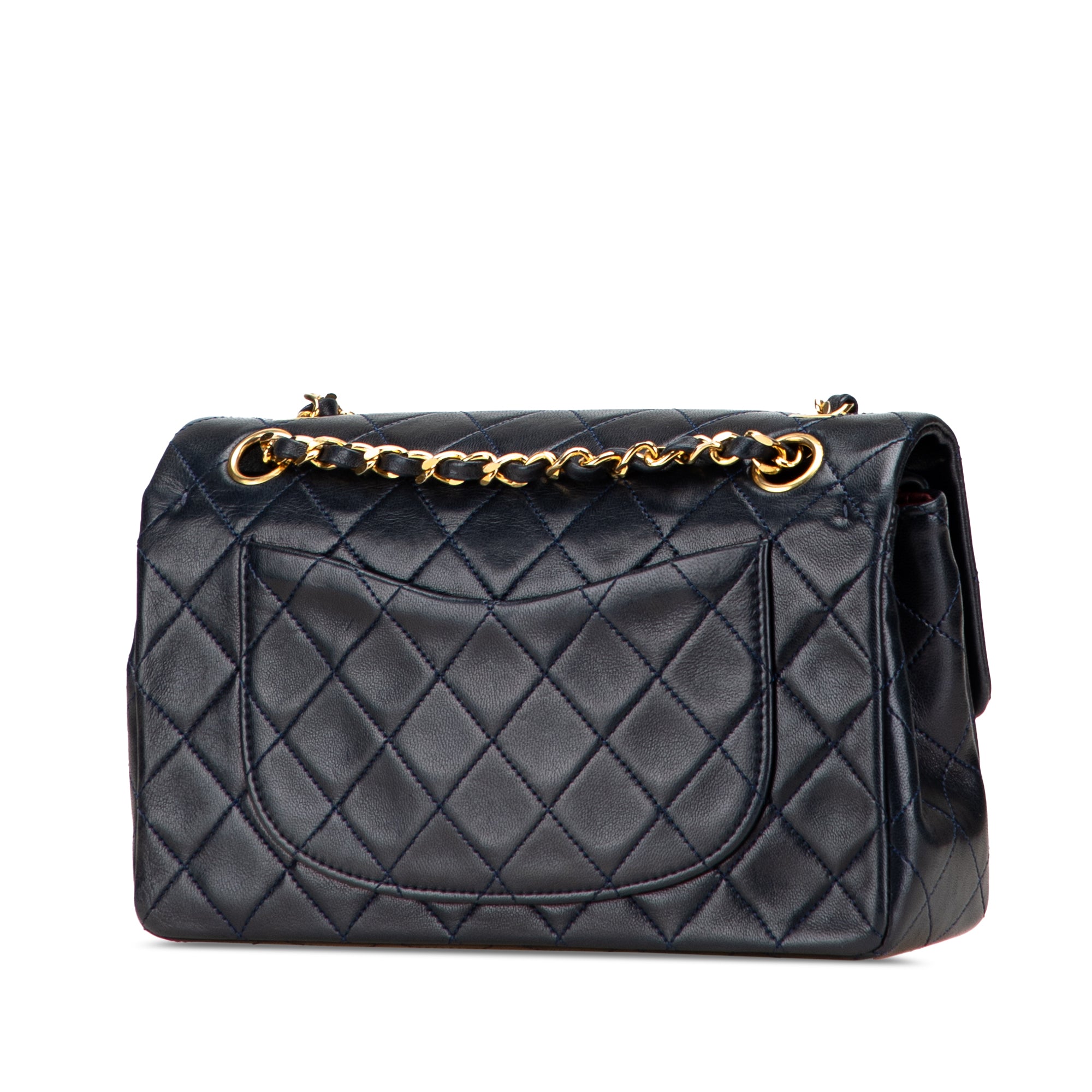 Chanel Small Classic Lambskin Double Flap - image 2
