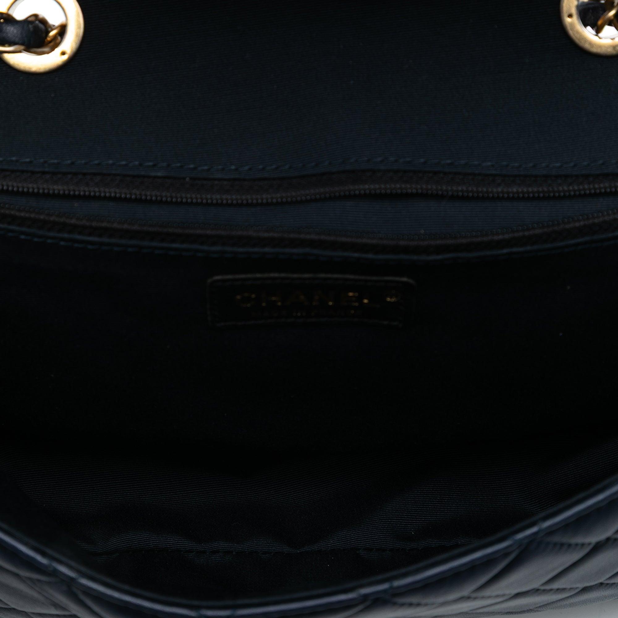 Chanel Medium Bicolor Quilted Lambskin Elegant CC Flap - image 4