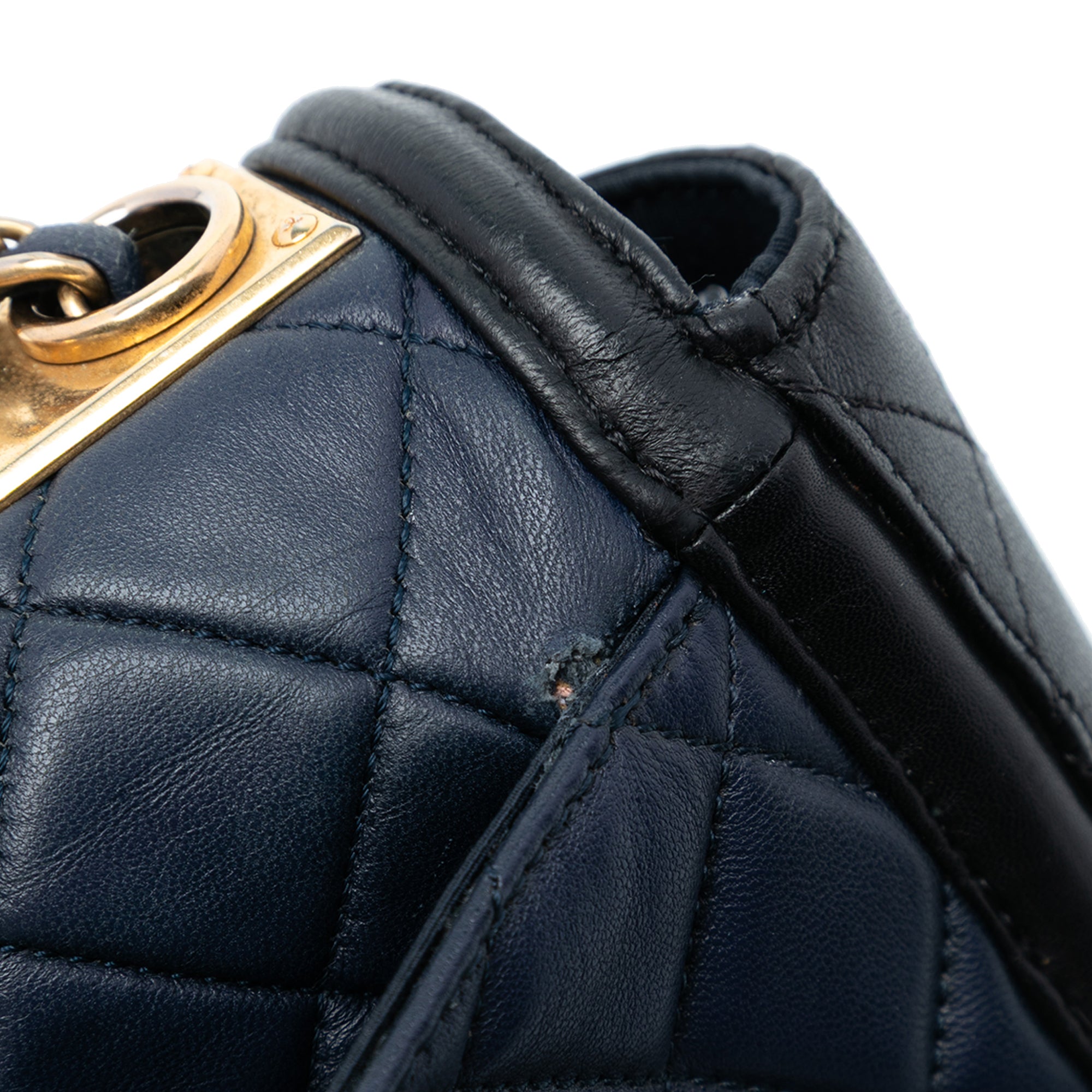 Chanel Medium Bicolor Quilted Lambskin Elegant CC Flap - image 7