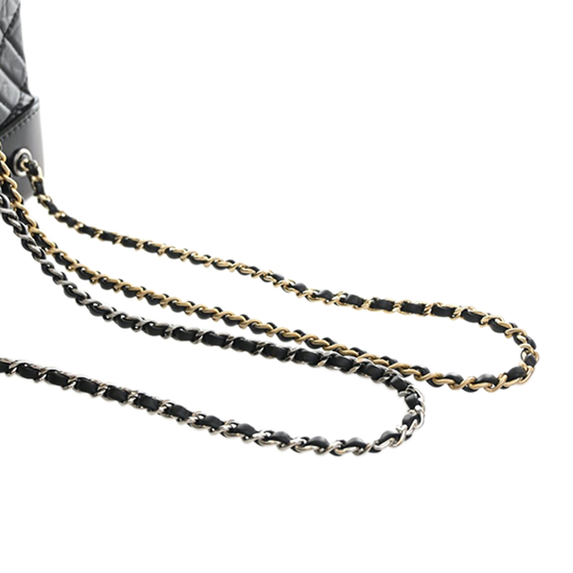 Chanel Small Quilted Aged Calfskin Gabrielle Backpack - image 14