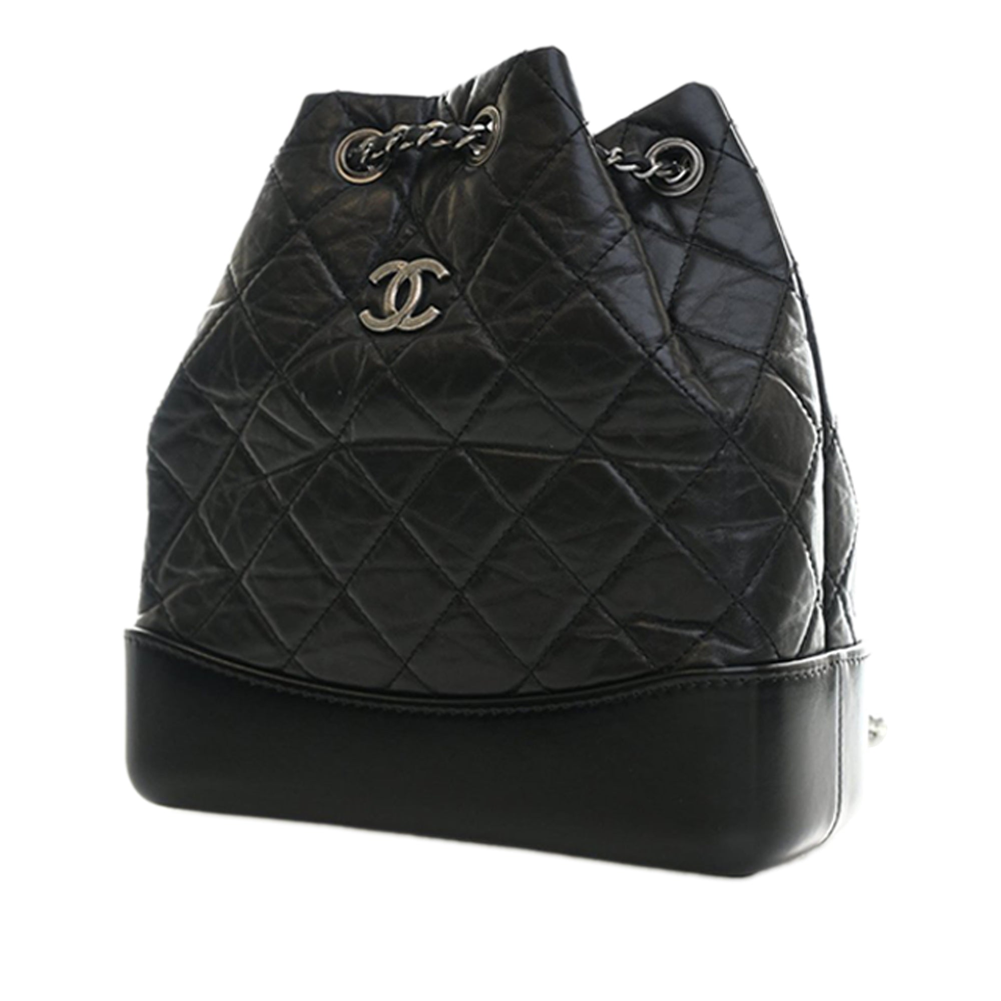 Chanel Small Quilted Aged Calfskin Gabrielle Backpack - image 4