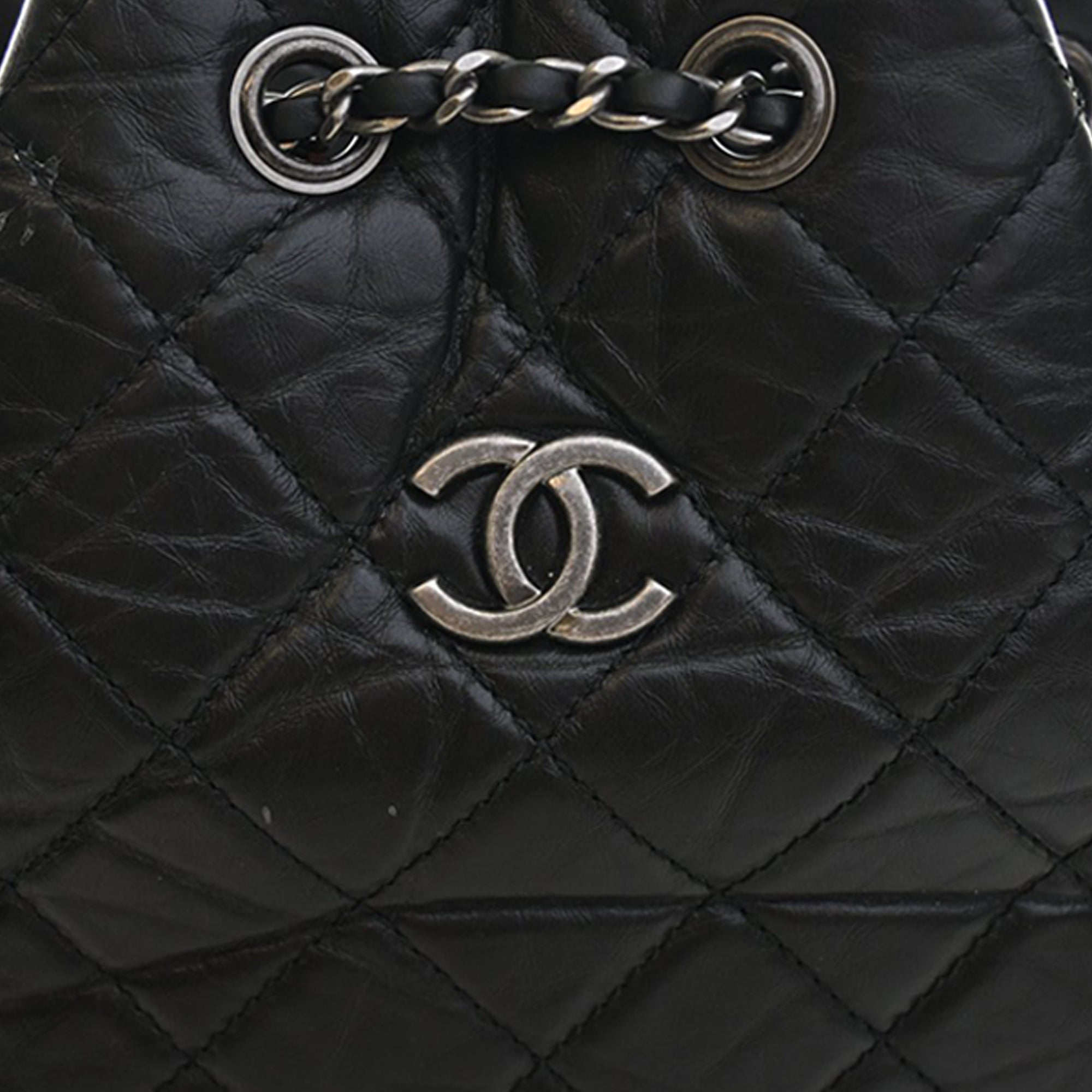 Chanel Small Quilted Aged Calfskin Gabrielle Backpack - image 9