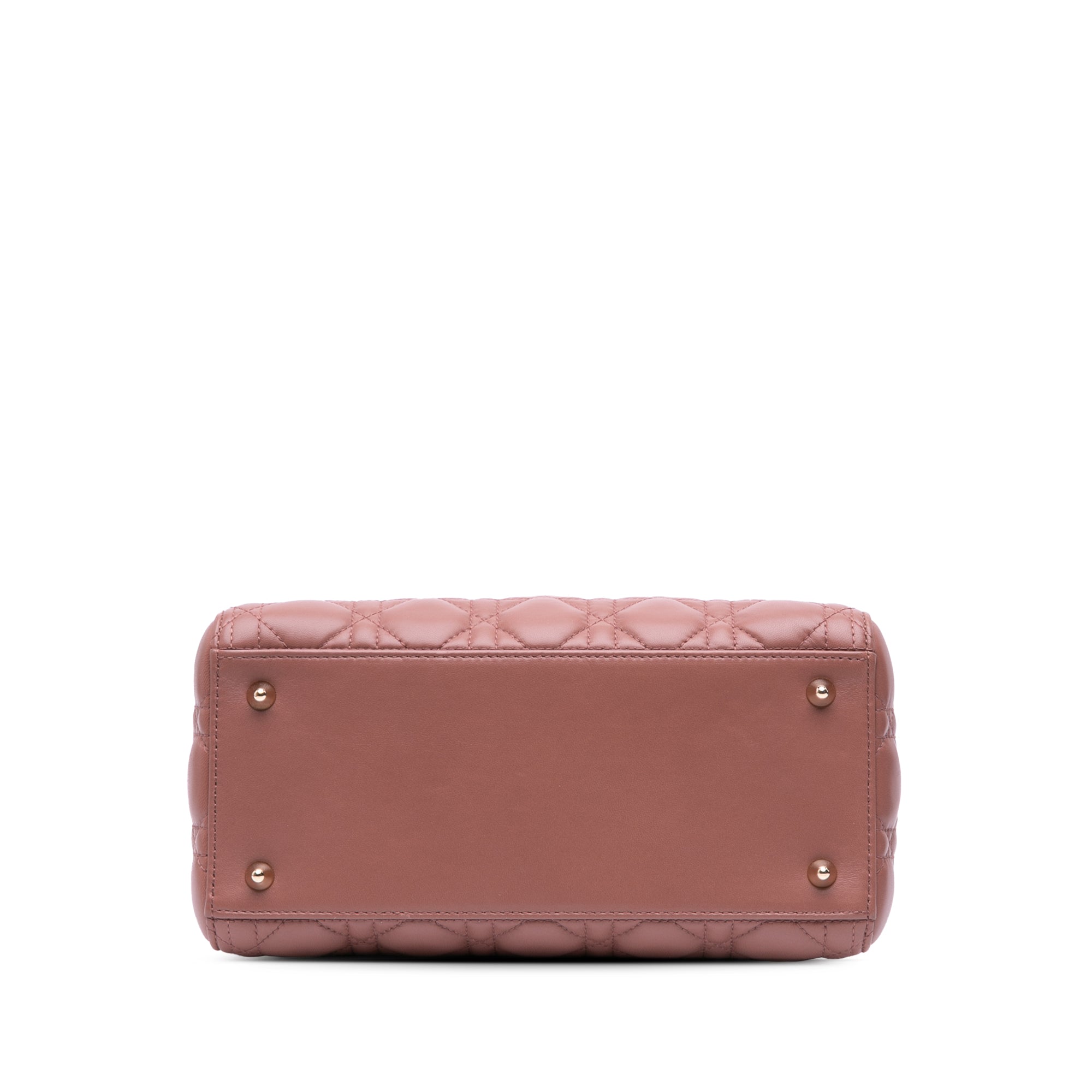 Dior Medium Lambskin Cannage Lady Dior - image 3