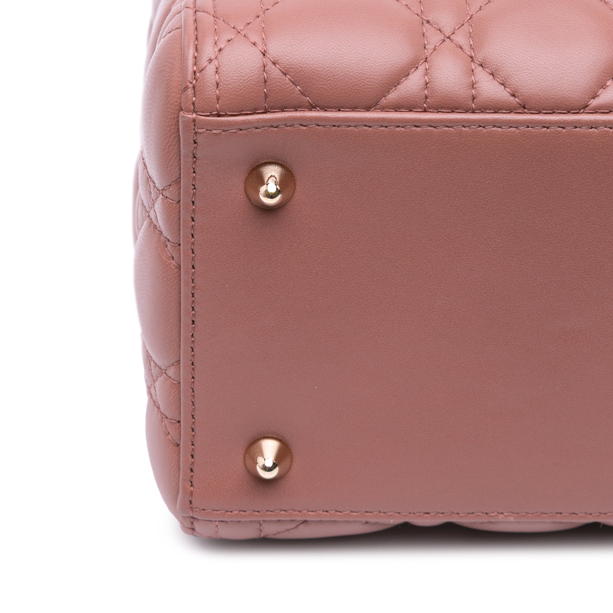 Dior Medium Lambskin Cannage Lady Dior - image 8