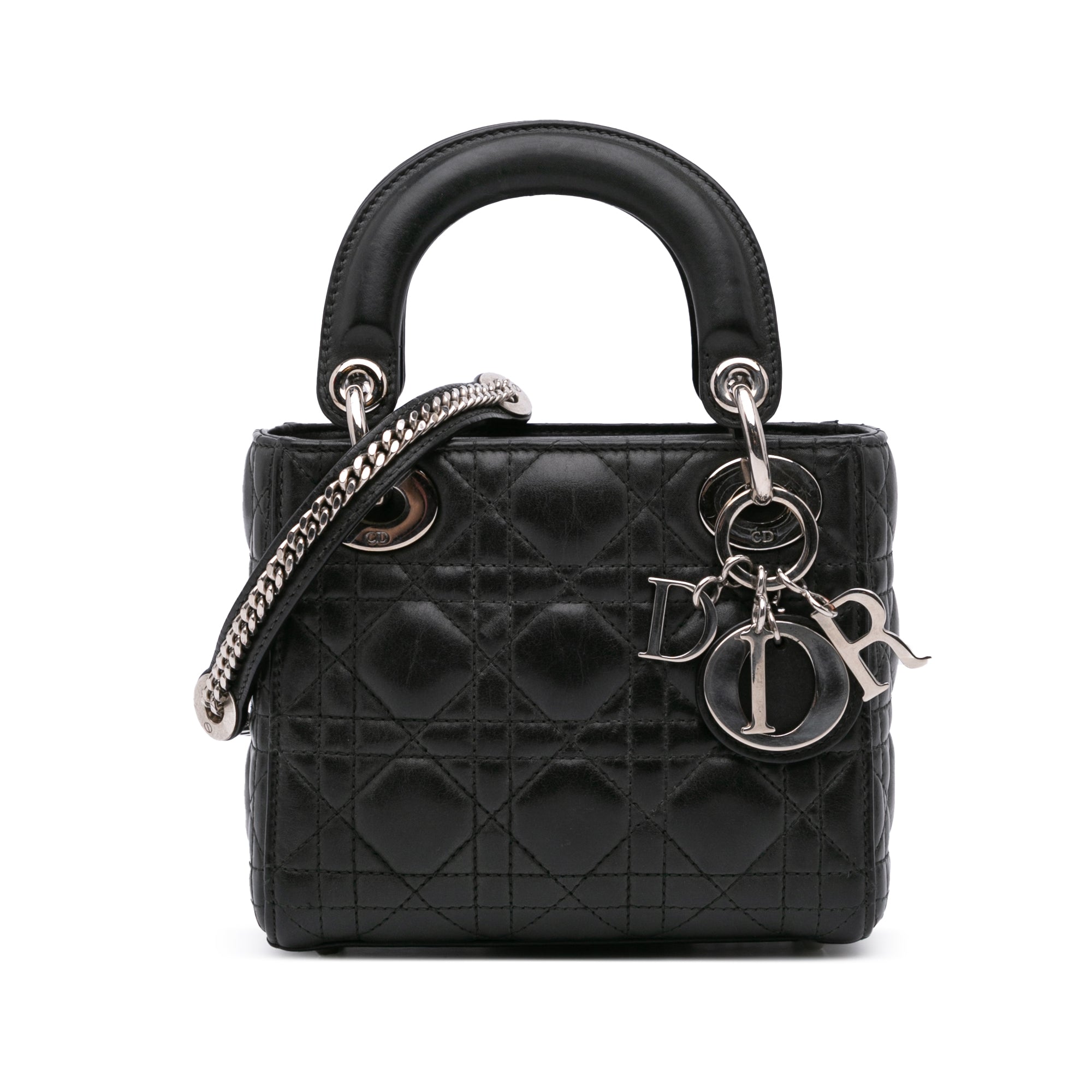 Dior Mini Lambskin Cannage Lady Dior - image 1
