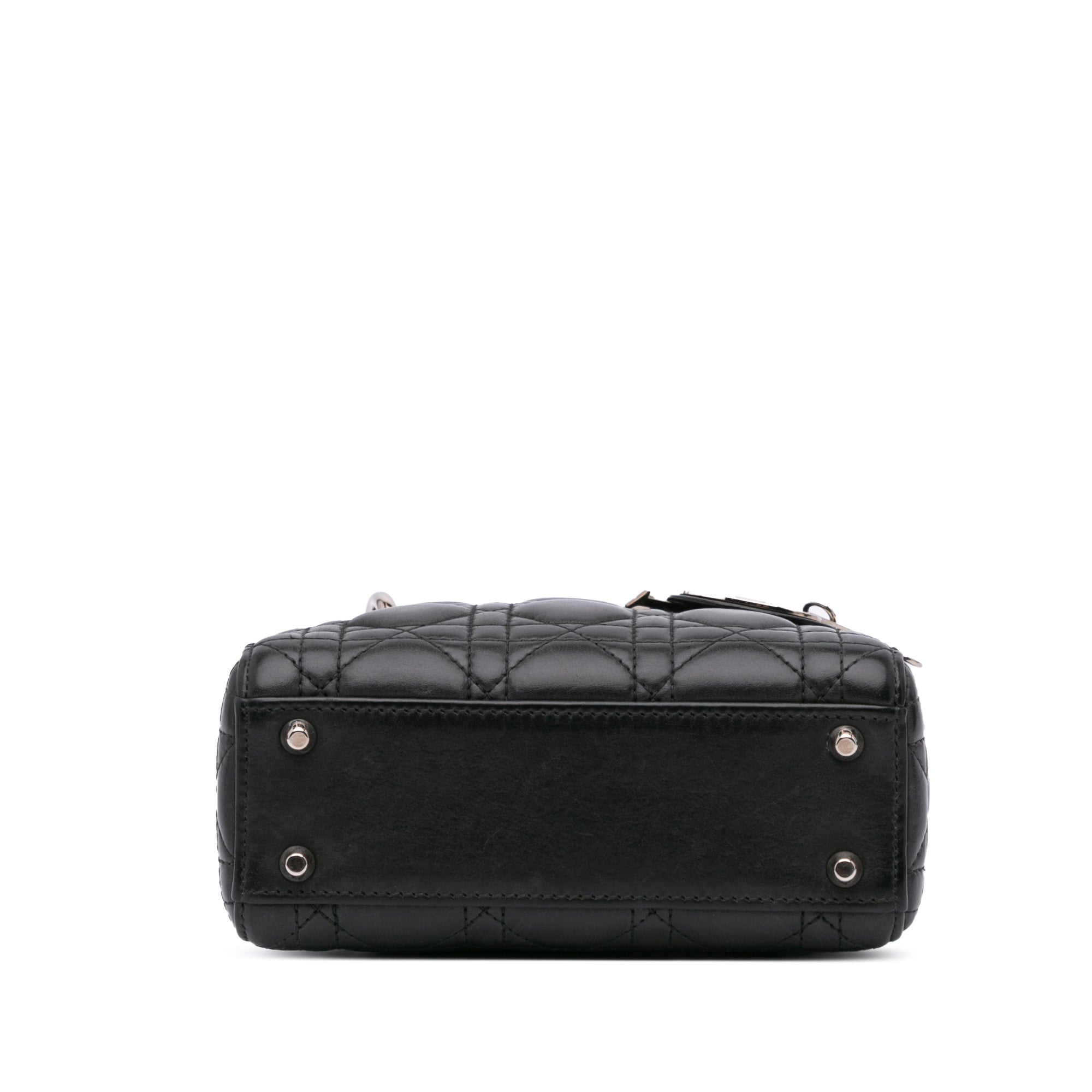 Dior Mini Lambskin Cannage Lady Dior - image 3