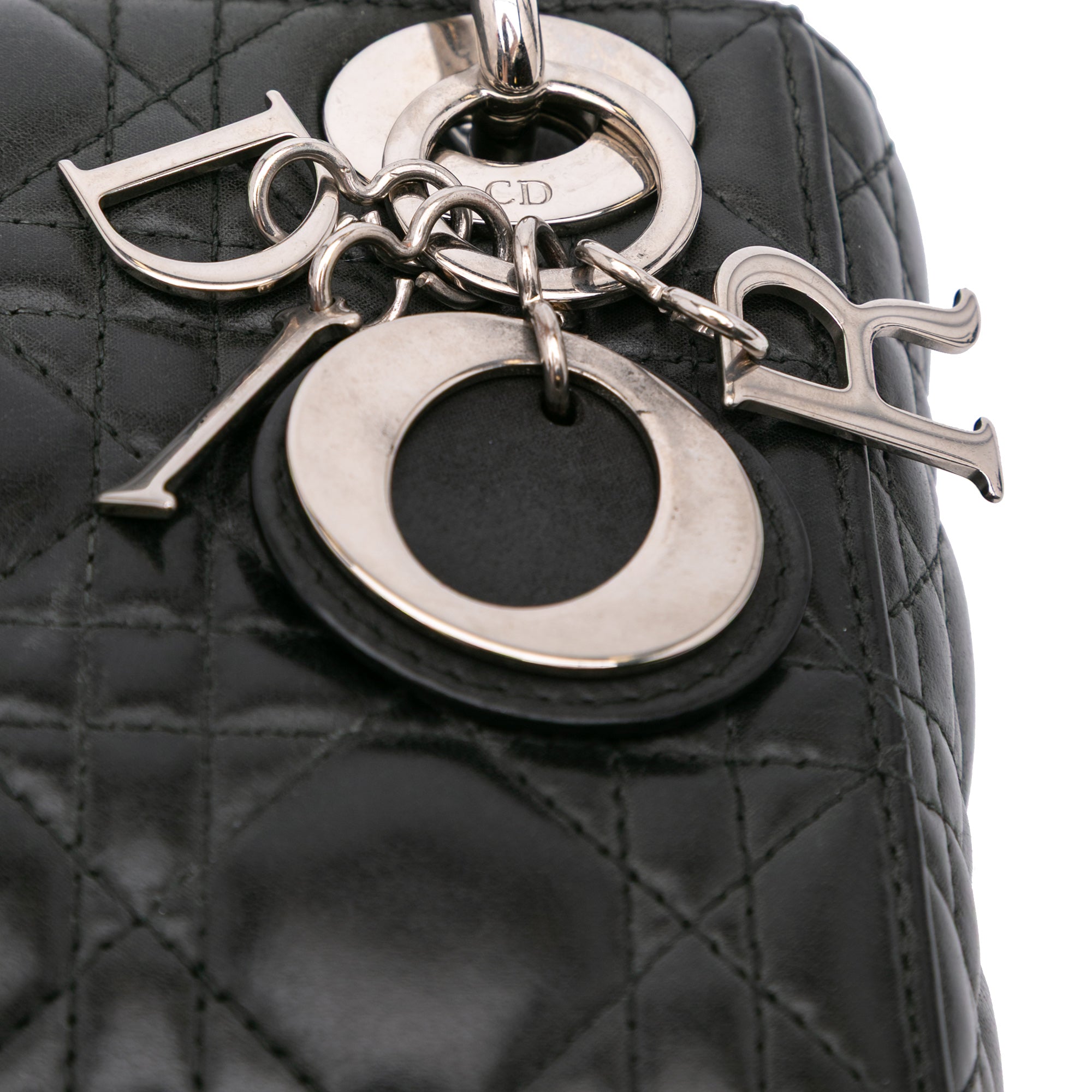 Dior Mini Lambskin Cannage Lady Dior - image 8