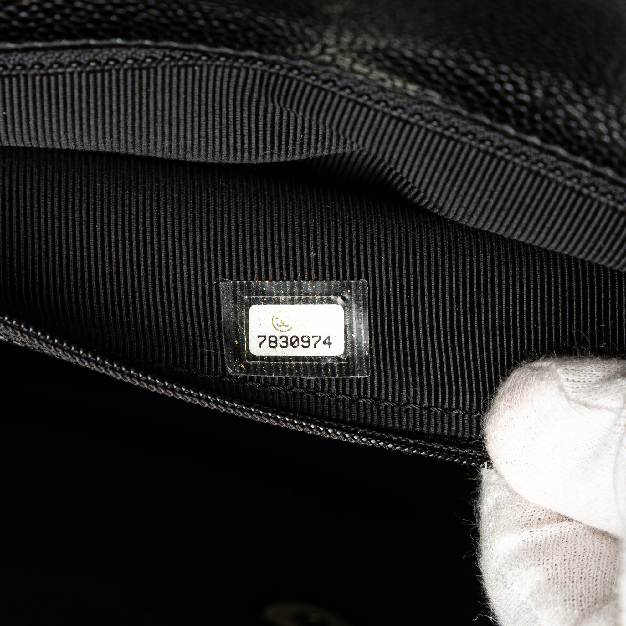 Chanel CC Quilted Caviar Kelly Top Handle Bag - image 7