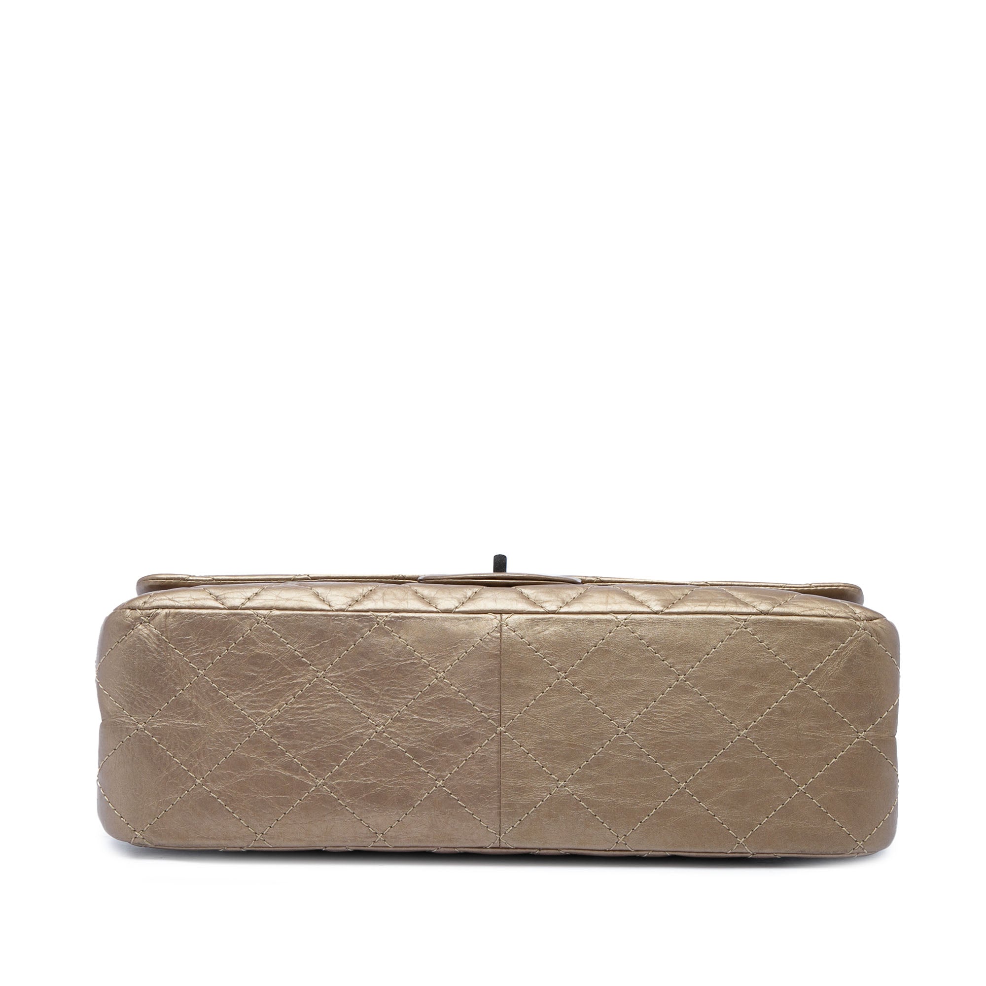 Chanel Quilted Metallic Aged Calfskin Reissue 2.55 Double Flap 227 - image 3