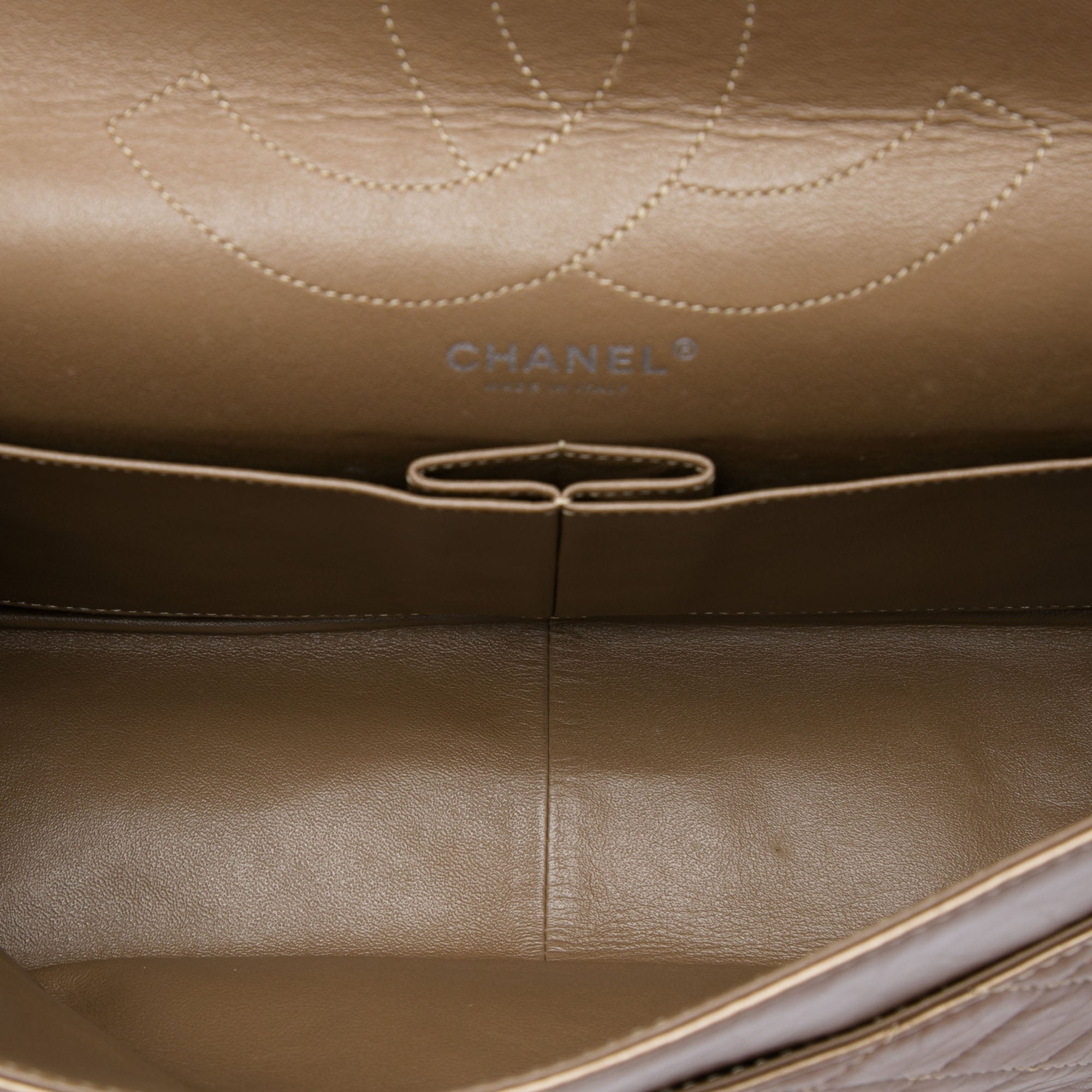 Chanel Quilted Metallic Aged Calfskin Reissue 2.55 Double Flap 227 - image 4