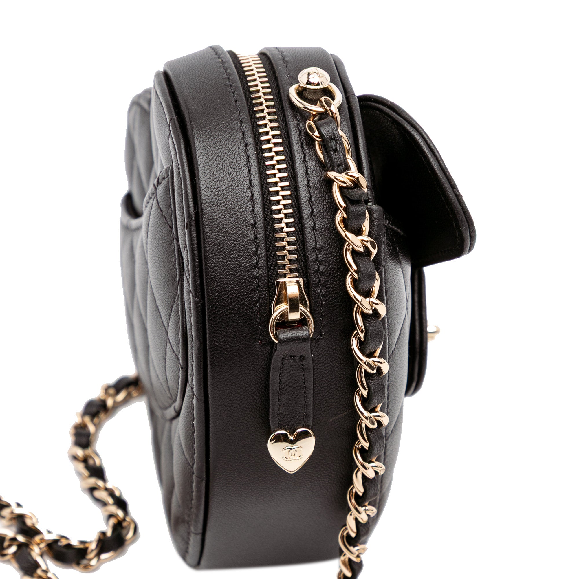 Chanel Mini Lambskin CC in Love Heart Crossbody - image 9