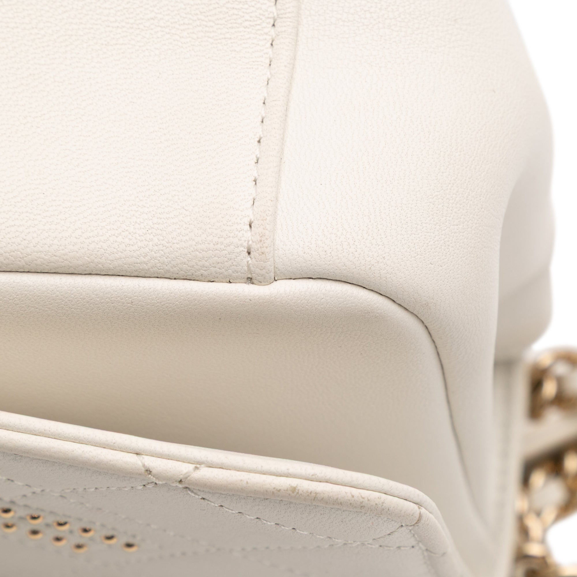 Chanel Quilted Lambskin Studded Beauty Begins Flap - image 9