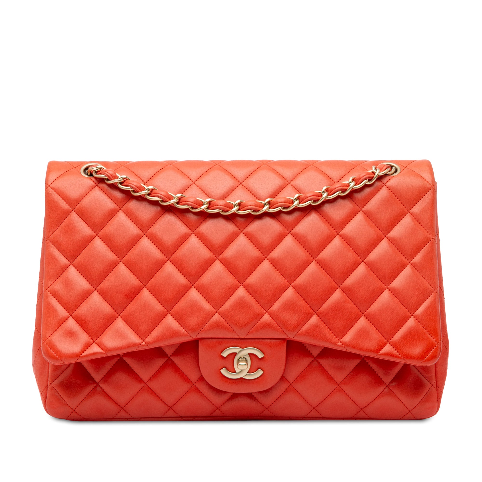 Chanel Maxi Classic Lambskin Single Flap - image 1