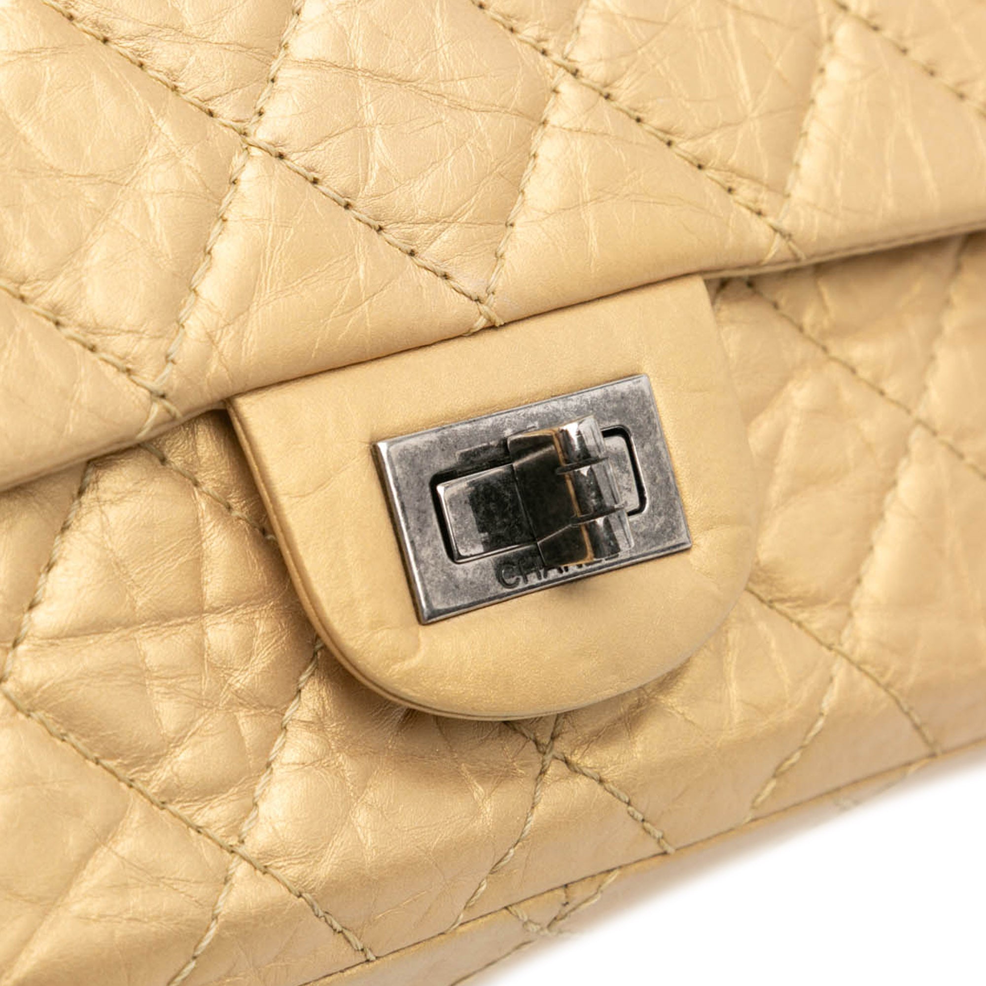 Chanel Reissue 2.55 Aged Calfskin Double Flap 227 - image 8