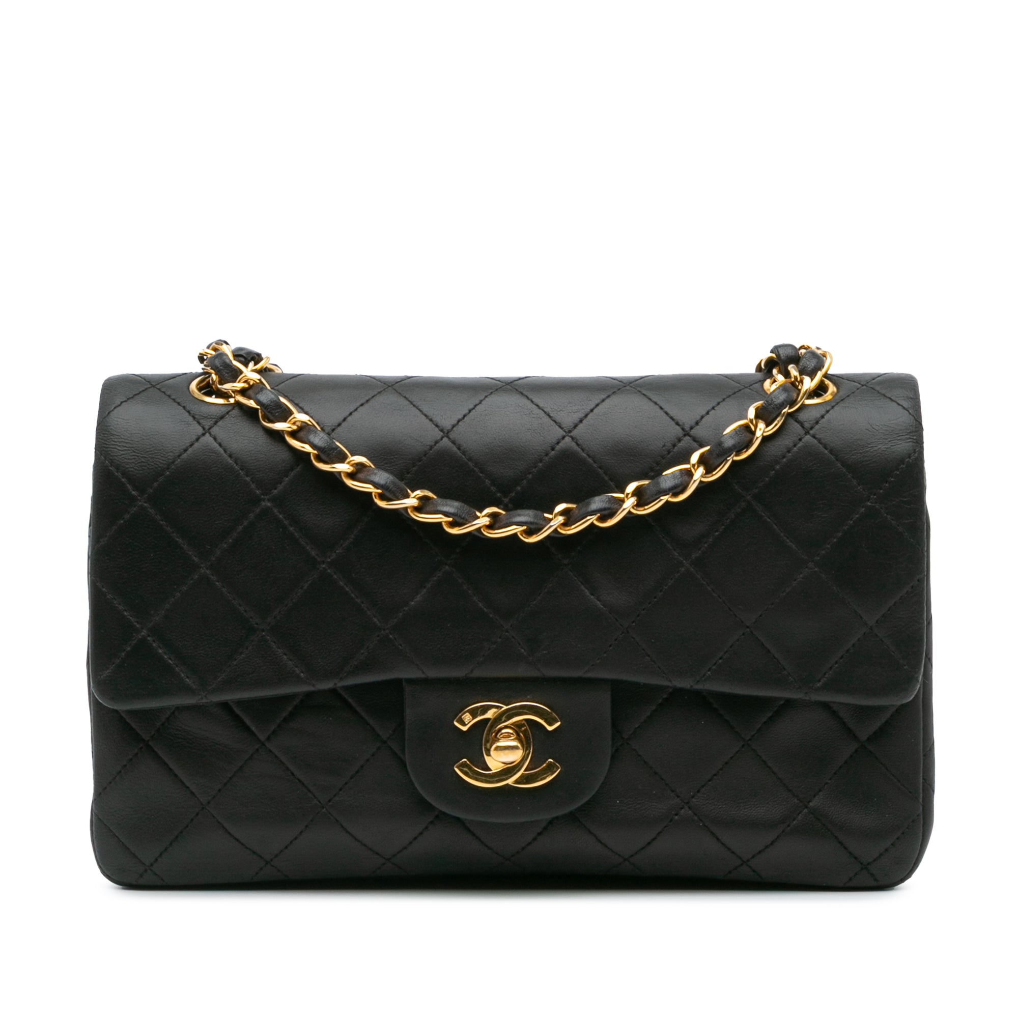 Chanel Small Classic Lambskin Double Flap - image 1