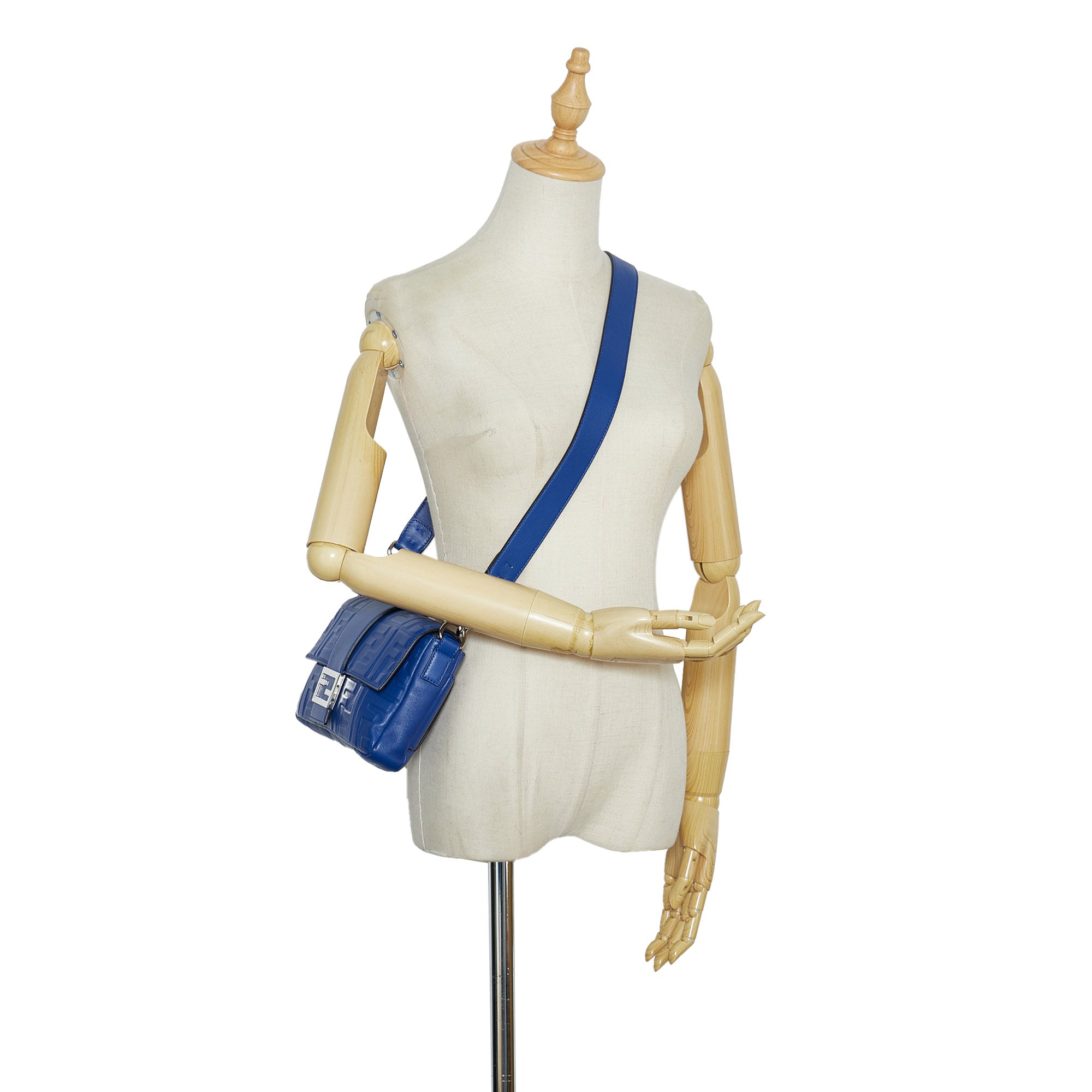 Fendi FF Embossed Baguette - image 13