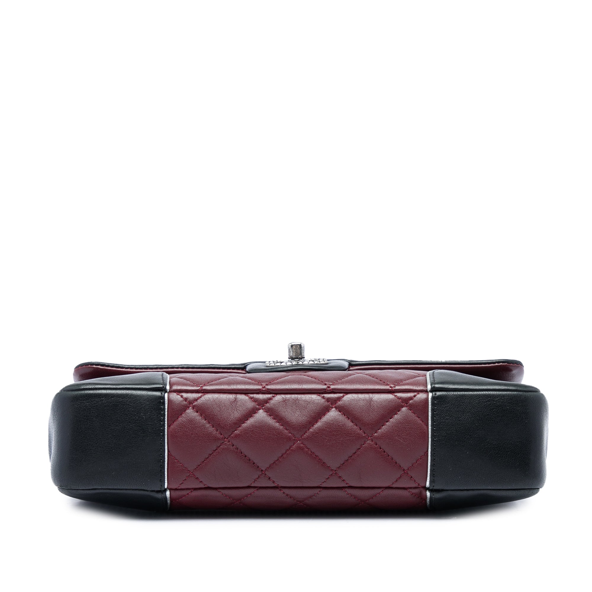 Chanel Paris Salzburg Medium Bicolor Quilted Lambskin Tyrolean Flap - image 3