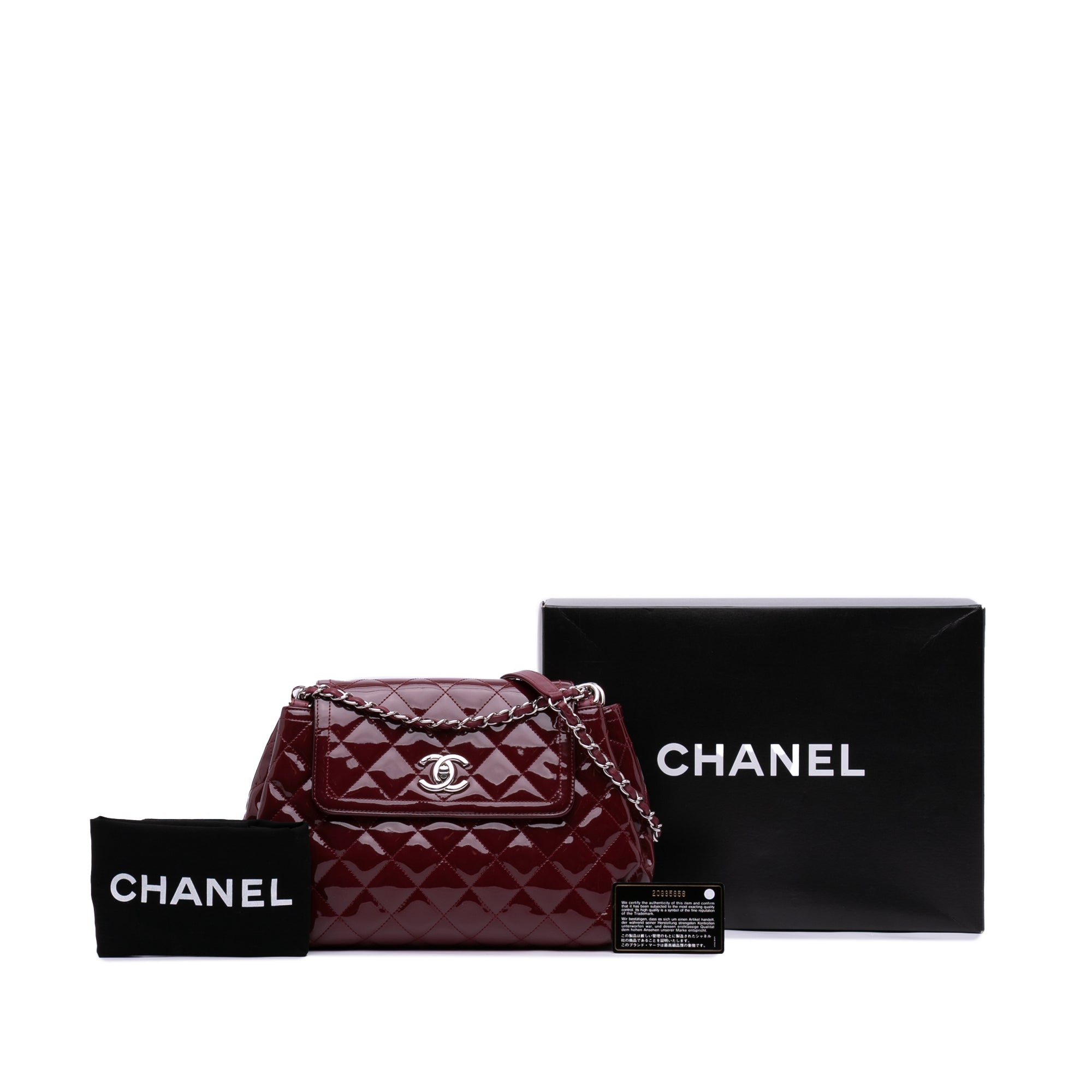 Chanel Large Quilted Patent Coco Shine Accordion Flap - image 14