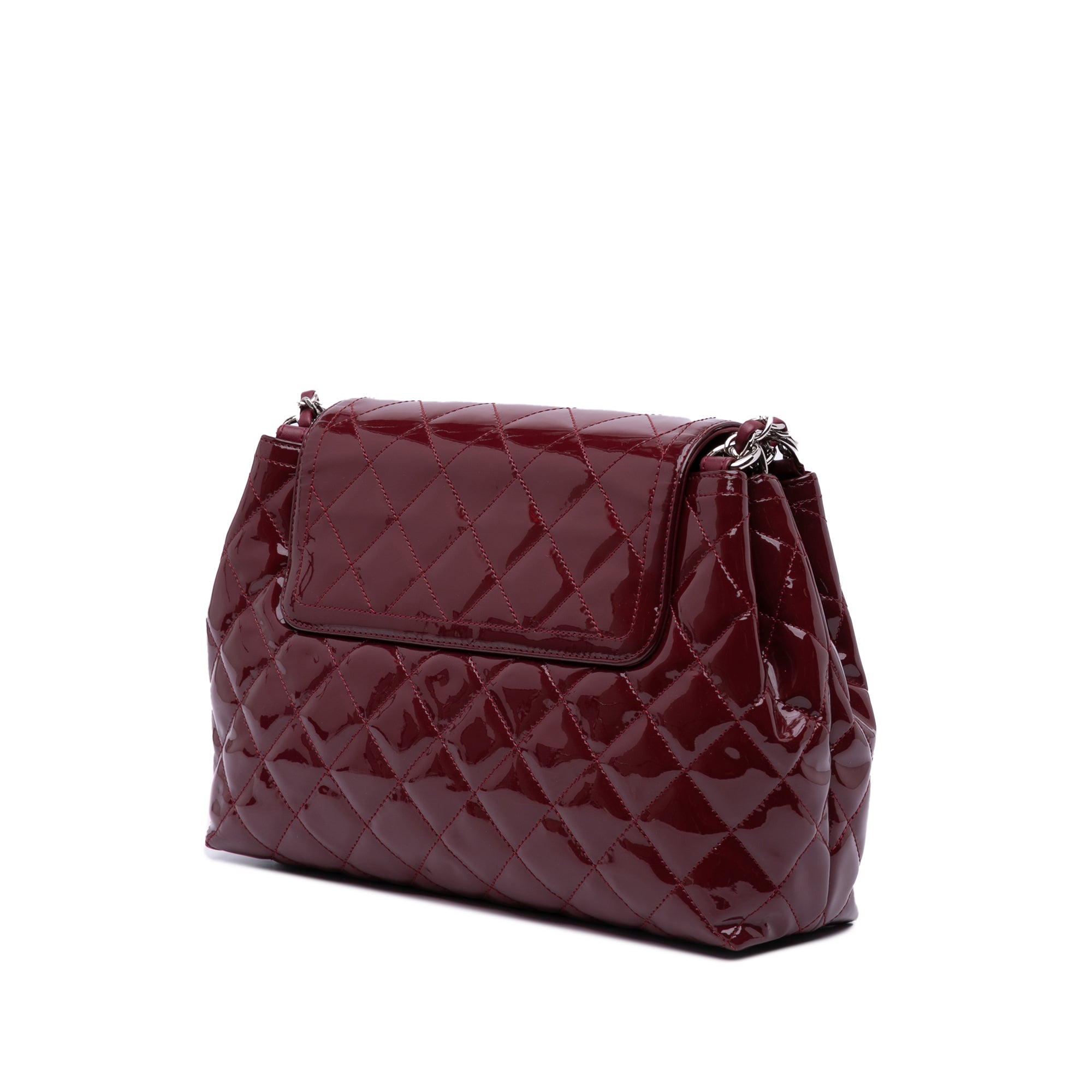 Chanel Large Quilted Patent Coco Shine Accordion Flap - image 2